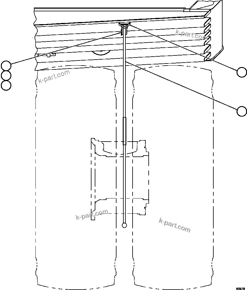 Komatsu parts book diagram for AFE59-FF 930E-4 S/N A31624 & A31628  ANTELOPE COAL: ROCK EJECTORS INSTALLATION
