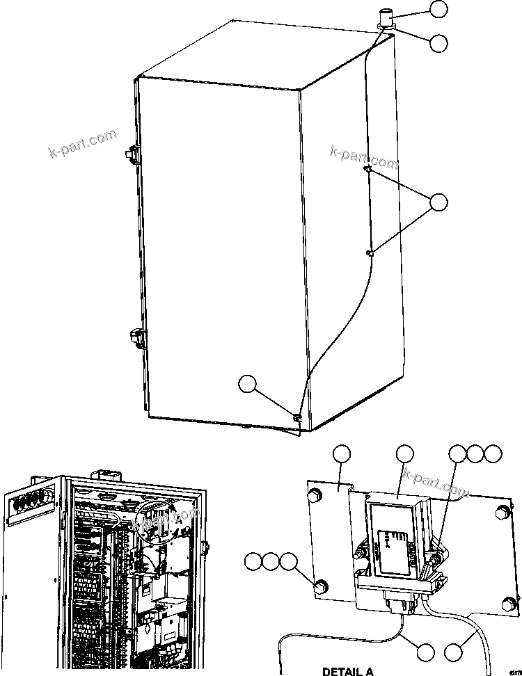 Komatsu parts book diagram for AFE59-FF 930E-4 S/N A31624 & A31628  ANTELOPE COAL: WIRELESS NETWORK BRIDGE