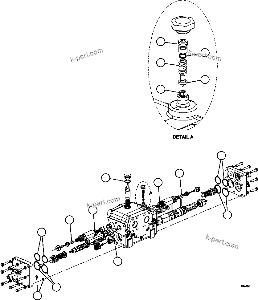 Komatsu parts book diagram for AFE59-FF 930E-4 S/N A31624 & A31628  ANTELOPE COAL: FLOW AMPLIFIER VALVE        PC2162