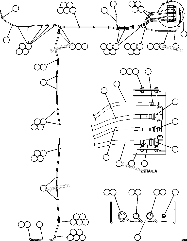 Komatsu parts book diagram for AFE59-FF 930E-4 S/N A31624 & A31628  ANTELOPE COAL: SERVICE CENTER - R.H.