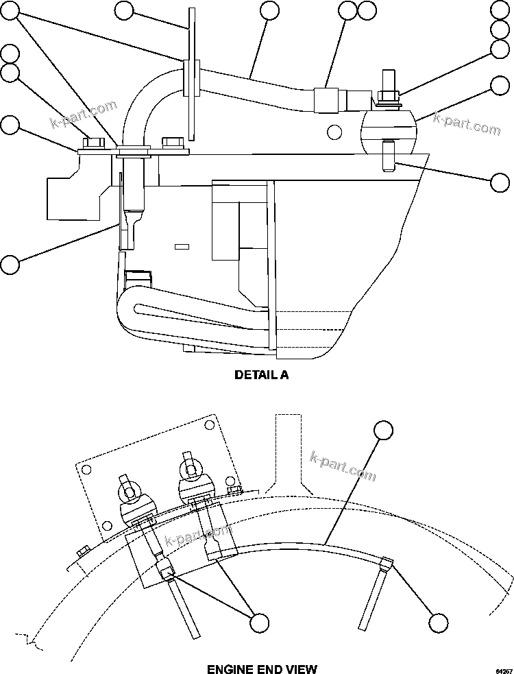 Komatsu parts book diagram for AFE59-FF 930E-4 S/N A31624 & A31628  ANTELOPE COAL: ALTERNATOR - TERTIARY CONNECTION