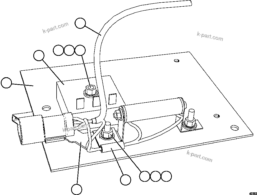 Komatsu parts book diagram for AFE59-FK 930E-4 S/N A31674 - A31676, A31685, A31687 & A31689  JWANENG: DIMMER TIMER MODULE