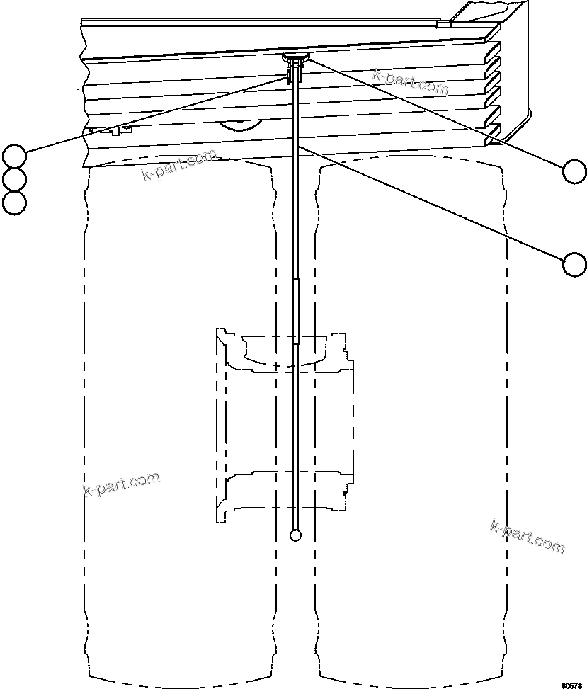 Komatsu parts book diagram for AFE59-FK 930E-4 S/N A31674 - A31676, A31685, A31687 & A31689  JWANENG: ROCK EJECTORS INSTALLATION