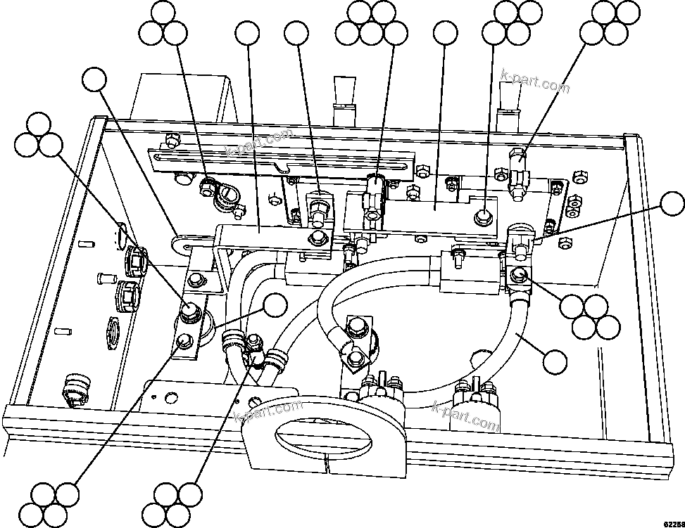 Komatsu parts book diagram for AFE59-FK 930E-4 S/N A31674 - A31676, A31685, A31687 & A31689  JWANENG: BATTERY BOX   4/5