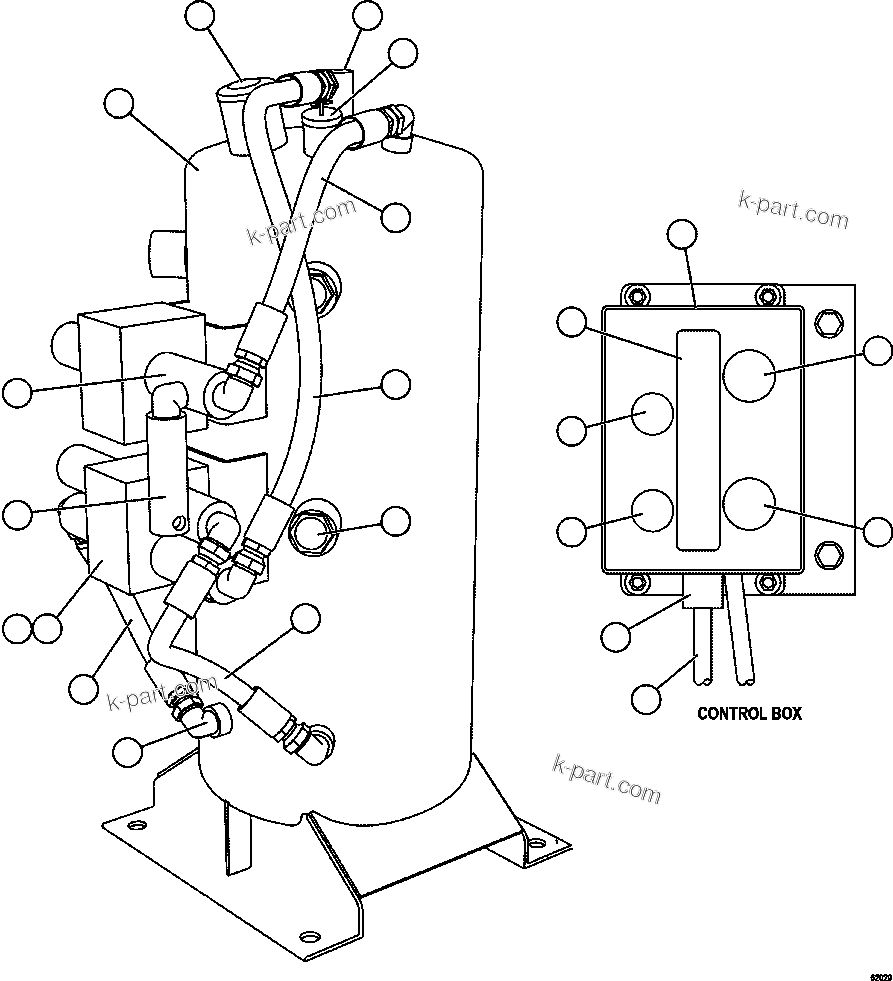 Komatsu parts book diagram for AFE59-FK 930E-4 S/N A31674 - A31676, A31685, A31687 & A31689  JWANENG: RESERVE SYSTEM KIT               PC2799