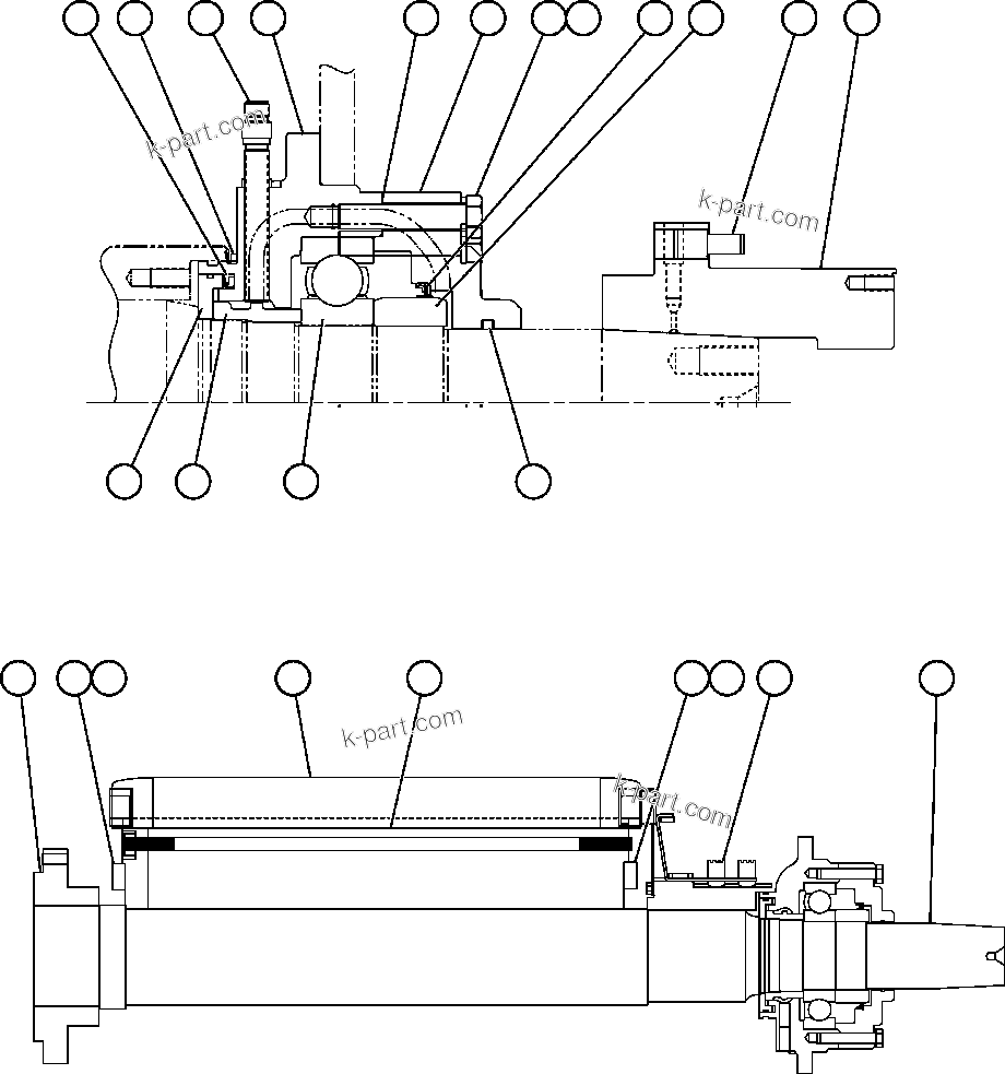 Komatsu parts book diagram for AFE59-FK 930E-4 S/N A31674 - A31676, A31685, A31687 & A31689  JWANENG: ALTERNATOR - ENGINE MOUNT   2/2