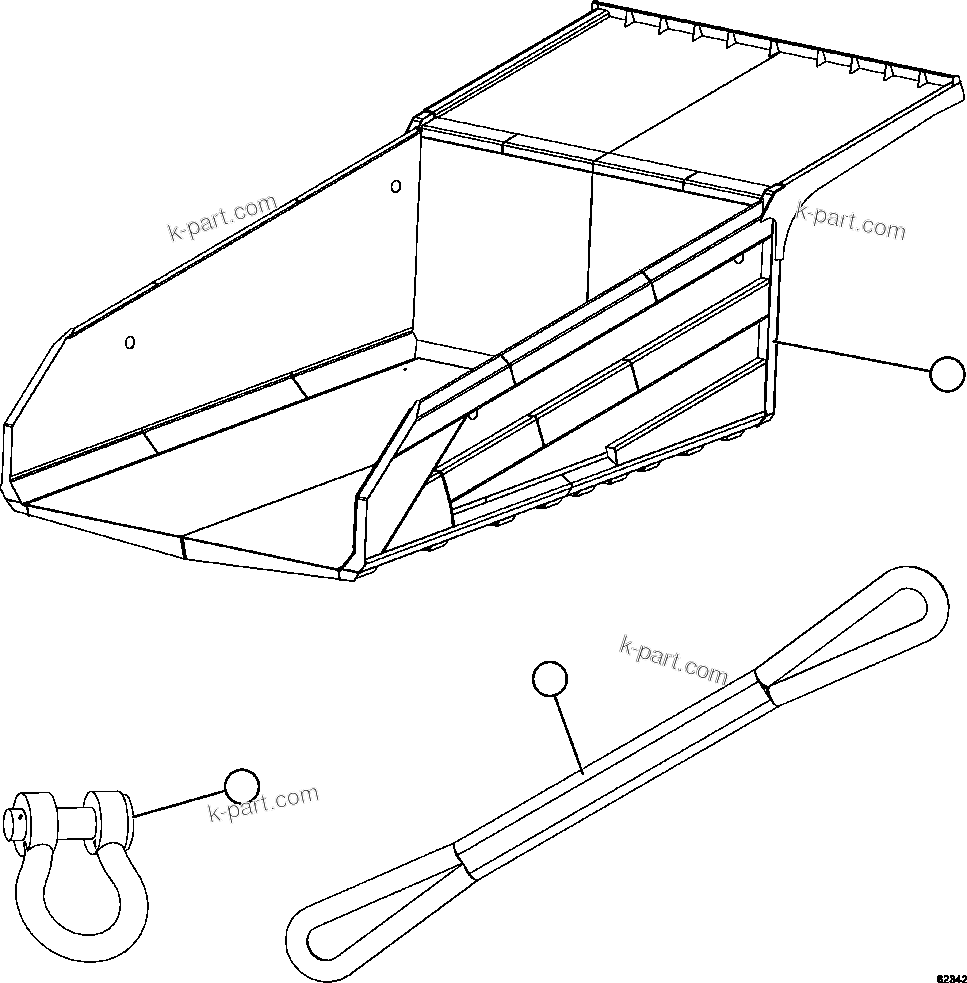 Komatsu parts book diagram for AFE59-FL 930E-4 S/N A31693, A31701, A31710, A31714, A31738 & A31740  TECK - GREENHILLS / FORDING RIVER / QUINTETTE: BODY & SLING