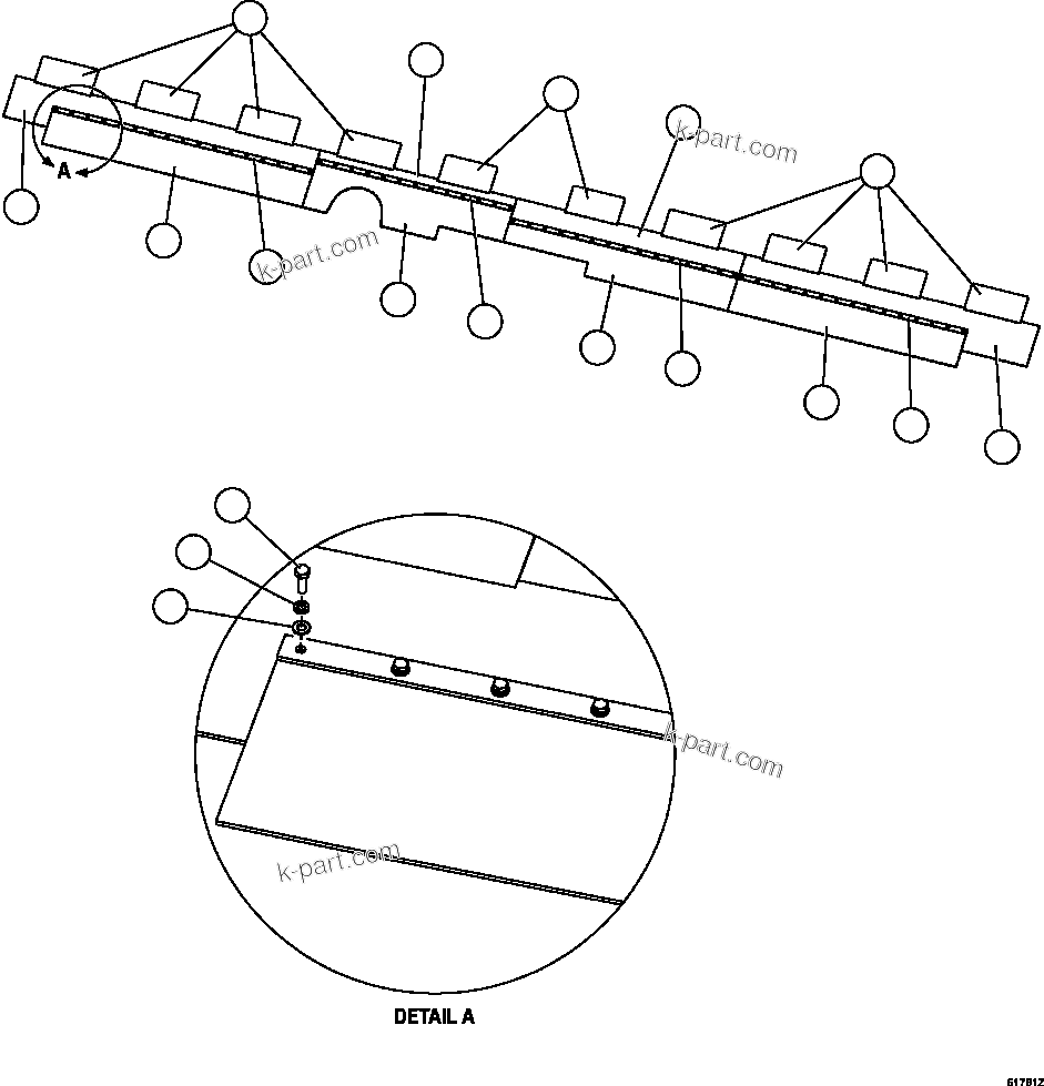 Komatsu parts book diagram for AFE59-FL 930E-4 S/N A31693, A31701, A31710, A31714, A31738 & A31740  TECK - GREENHILLS / FORDING RIVER / QUINTETTE: BODY MUD FLAPS    1/2