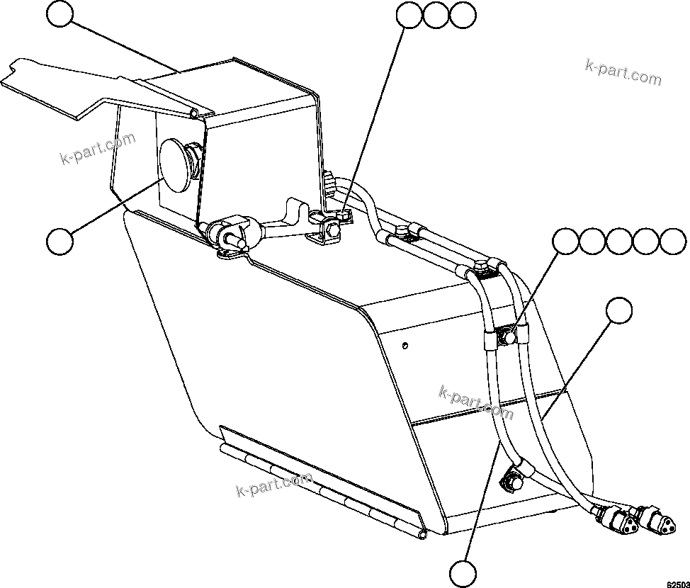 Komatsu parts book diagram for AFE59-FL 930E-4 S/N A31693, A31701, A31710, A31714, A31738 & A31740  TECK - GREENHILLS / FORDING RIVER / QUINTETTE: EMERGENCY SHUTDOWN SWITCH
