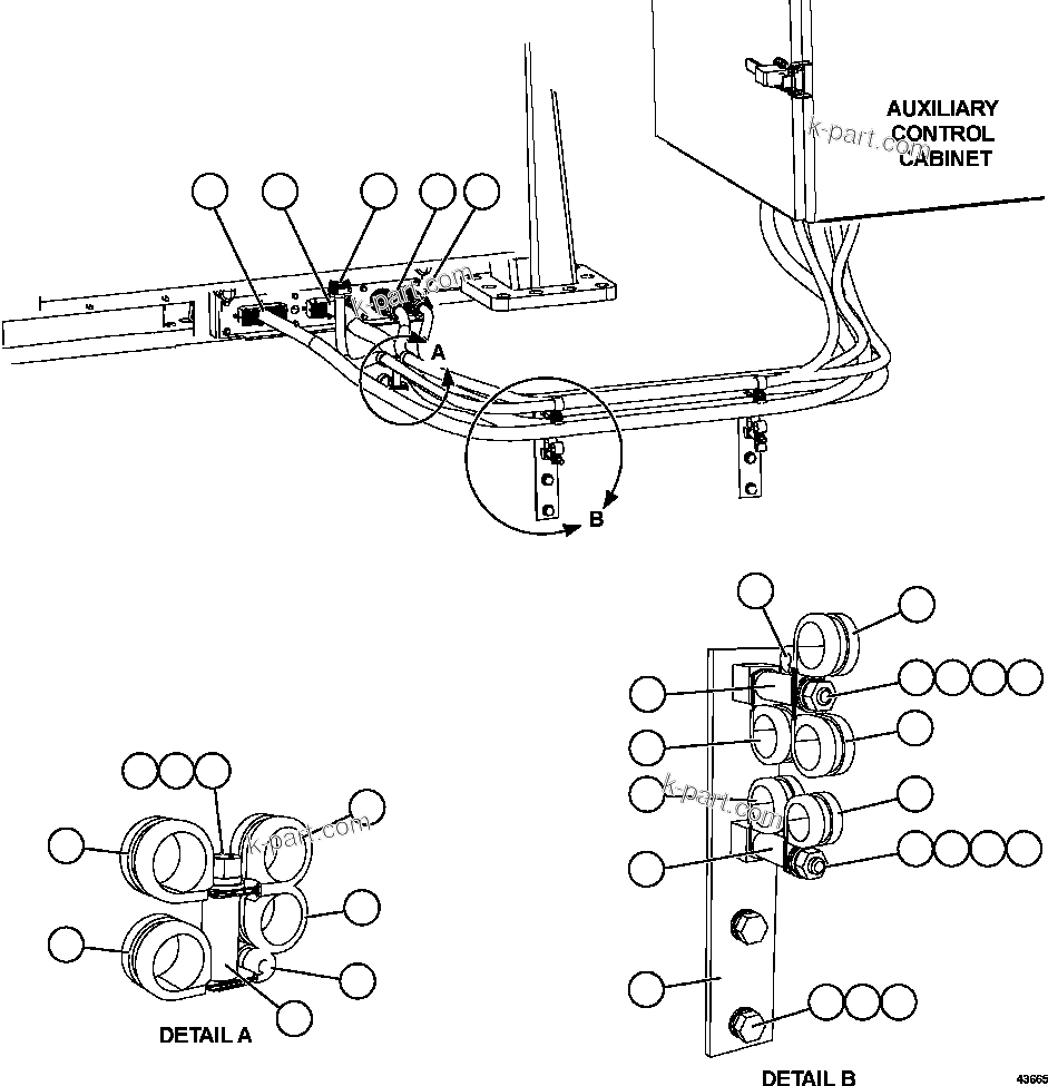 Komatsu parts book diagram for AFE59-FL 930E-4 S/N A31693, A31701, A31710, A31714, A31738 & A31740  TECK - GREENHILLS / FORDING RIVER / QUINTETTE: EXTERNAL CAB WIRING