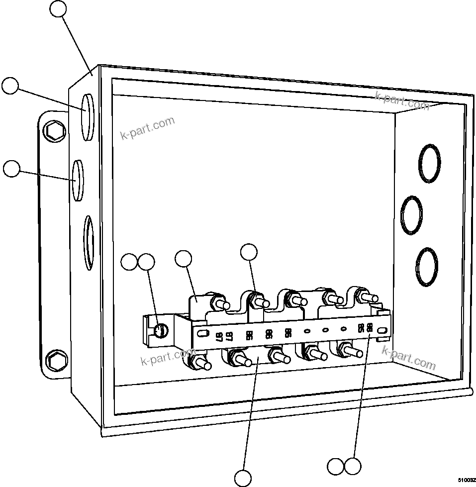 Komatsu parts book diagram for AFE59-FL 930E-4 S/N A31693, A31701, A31710, A31714, A31738 & A31740  TECK - GREENHILLS / FORDING RIVER / QUINTETTE: HOTSTART BOX ASSEMBLY            EJ5557