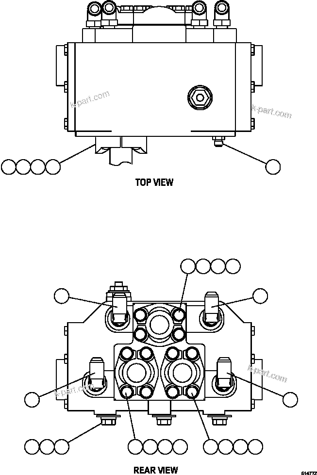Komatsu parts book diagram for AFE59-FW 930E-4 S/N A31849 & A31860  CERREJON: FLOW AMPLIFIER VALVE PIPING & INSTALLATION