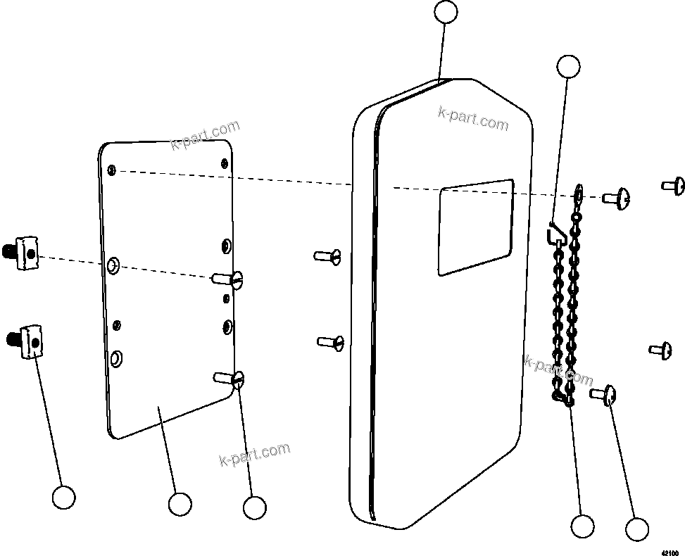 Komatsu parts book diagram for AFE59-FY 930E-4 S/N A31856 - A31859  JWANENG: MANUAL HOLDER