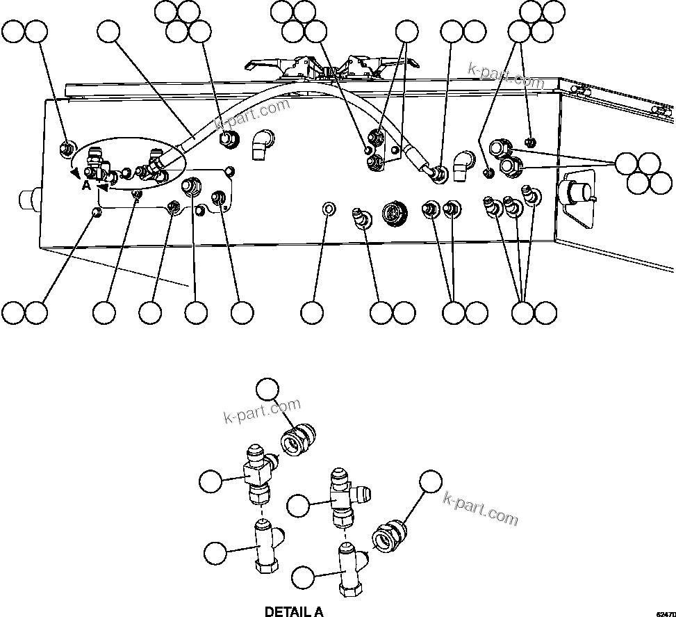 Komatsu parts book diagram for AFE59-FY 930E-4 S/N A31856 - A31859  JWANENG: HYDRAULIC BRAKE CABINET    2/2