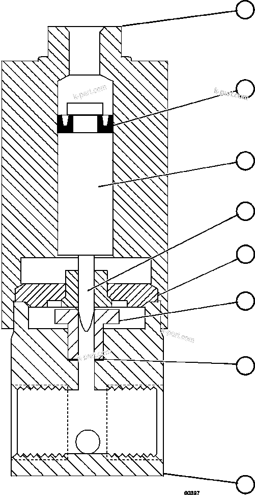 Komatsu parts book diagram for AFE59-FY 930E-4 S/N A31856 - A31859  JWANENG: VENT VALVE ASSEMBLY               LA0912