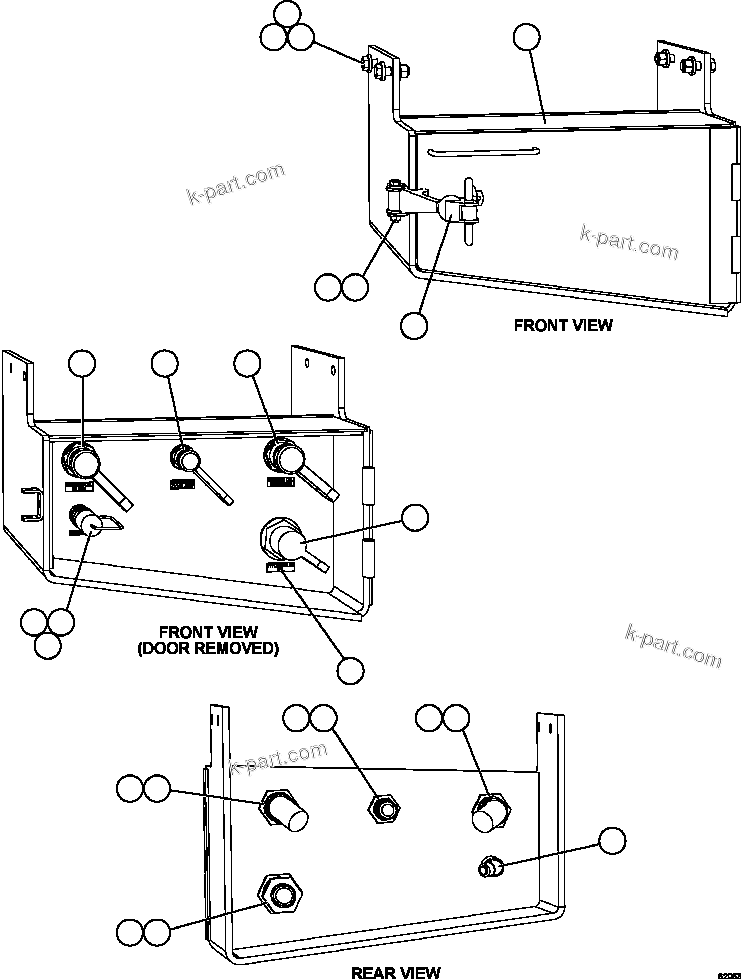 Komatsu parts book diagram for AFE59-FY 930E-4 S/N A31856 - A31859  JWANENG: SERVICE CENTER - LH