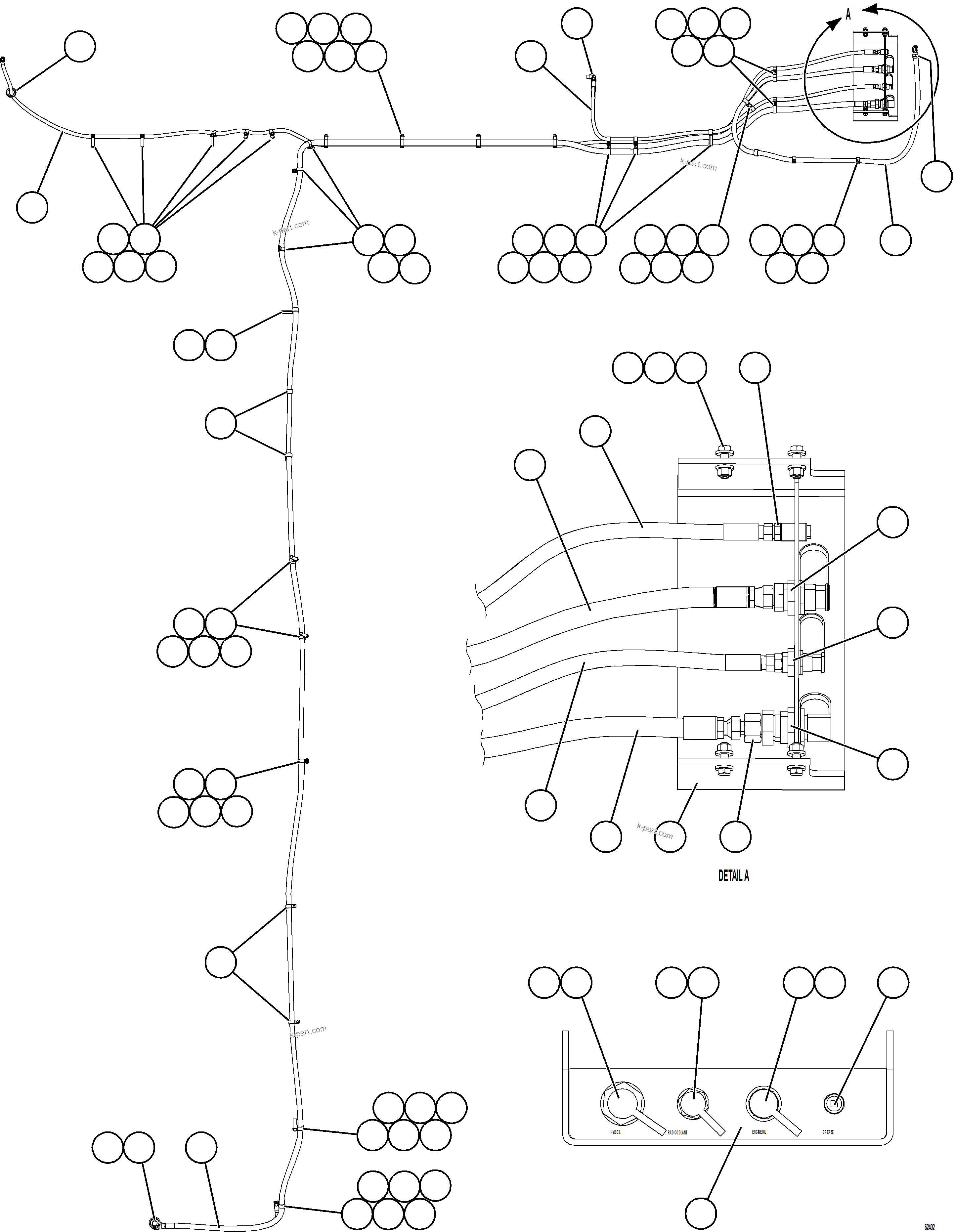 Komatsu parts book diagram for AFE59-GH 930E-4 S/N A31966 - A31967  PENASQUITO: SERVICE CENTER - RH