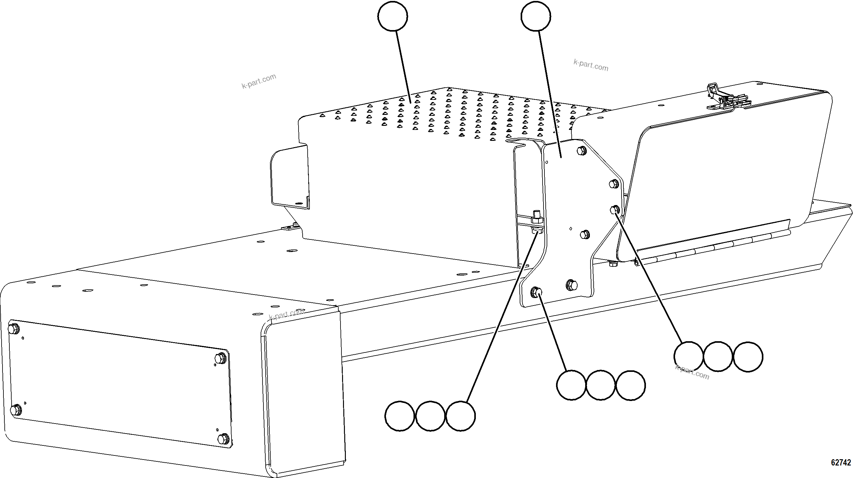 Komatsu parts book diagram for AFE59-GY 930E-4 S/N A32045 - A32046 & A32058 - A32061 VALE CARAJAS: ISOLATION BOX  WIRING COVERS