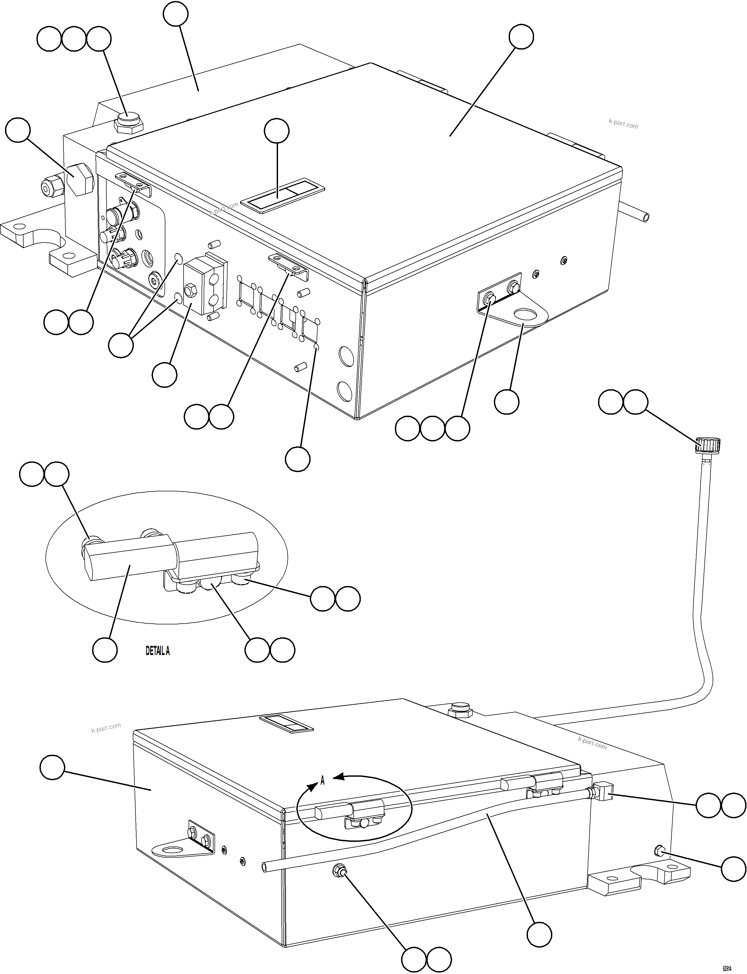 Komatsu parts book diagram for AFE59-GY 930E-4 S/N A32045 - A32046 & A32058 - A32061 VALE CARAJAS: CONTROL CABINET ASSEMBLY 1/2     58F-60-01420