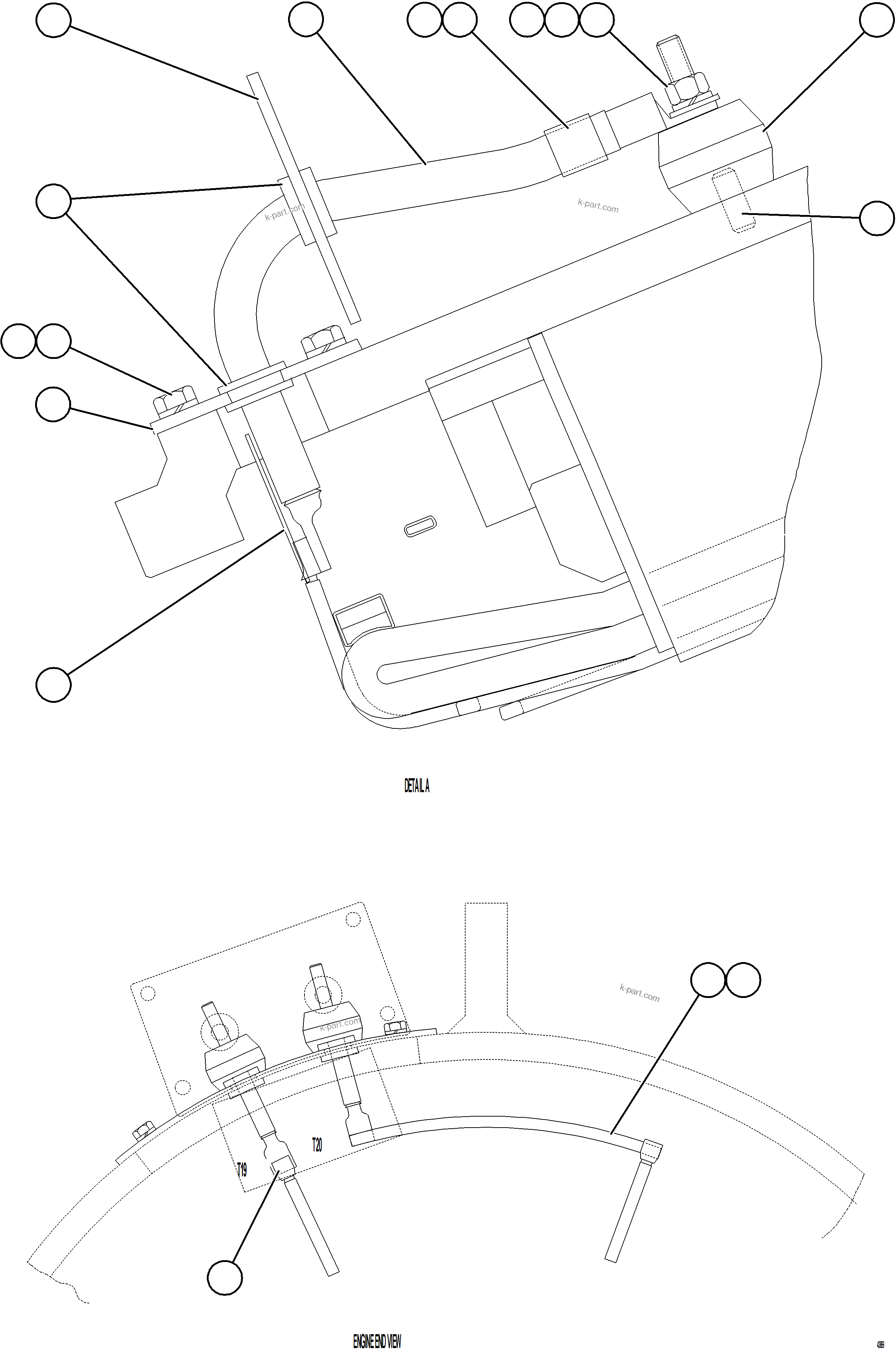 Komatsu parts book diagram for AFE59-HF 930E-4 S/N A32095 & A32101 MOGALAKWENA: ALTERNATOR - TERTIARY CONNECTION