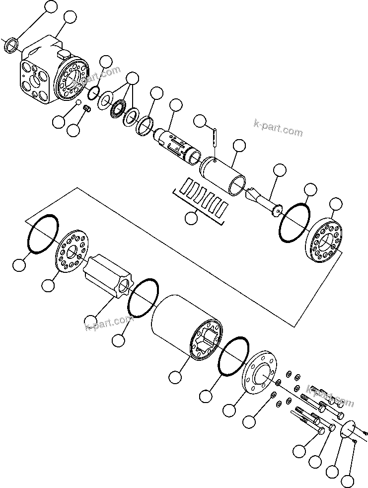 Komatsu parts book diagram for AFE59-T 930E-4 S/N A30545 - A30547     LOS PELAMBRES: STEERING CONTROL VALVE (PB9881)