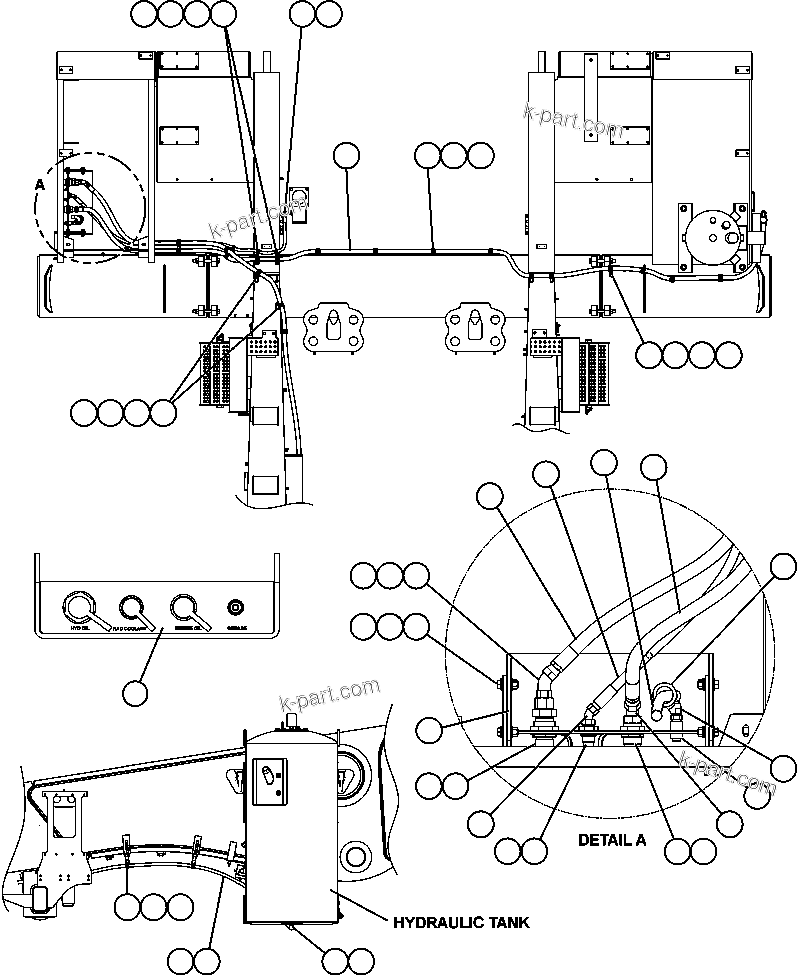 Komatsu parts book diagram for AFE59-T 930E-4 S/N A30545 - A30547     LOS PELAMBRES: SERVICE CENTER - L.H.