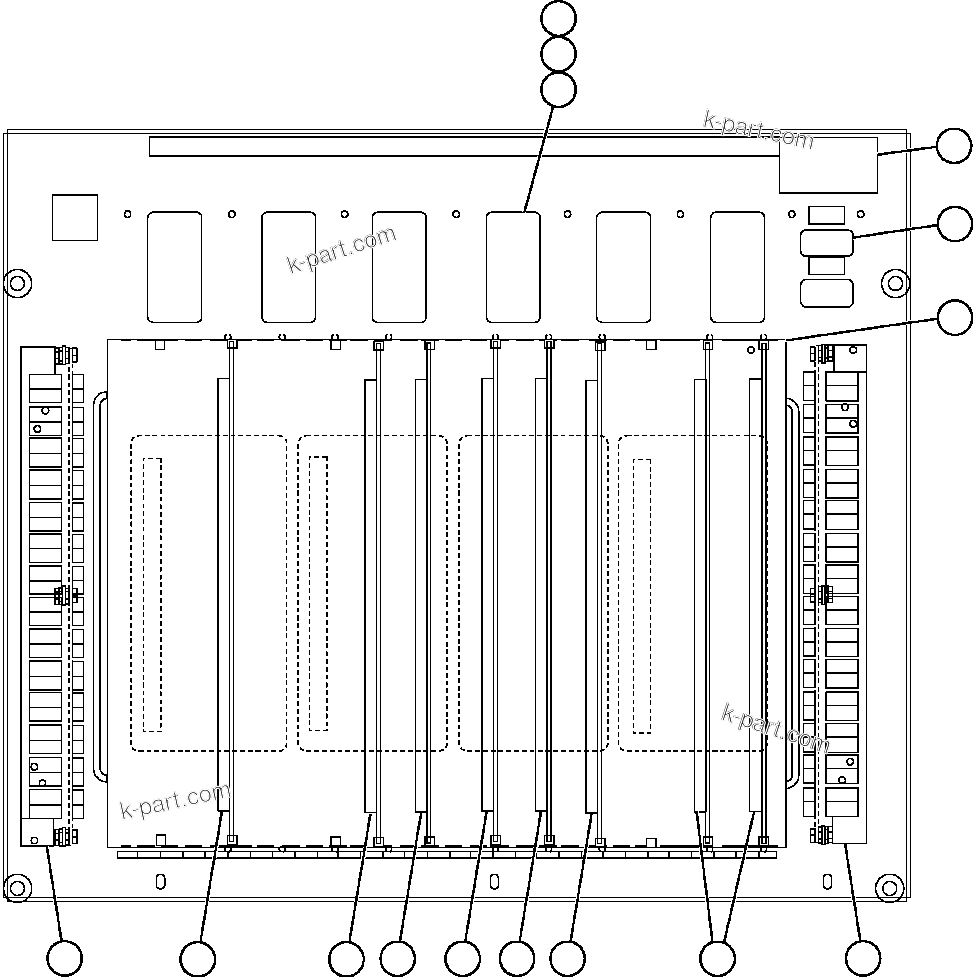 Komatsu parts book diagram for AFE59-T 930E-4 S/N A30545 - A30547     LOS PELAMBRES: PANEL - ICP (GE1302)