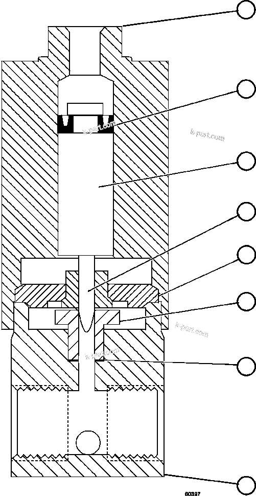 Komatsu parts book diagram for AFE62-AJ 930E-4SE S/N A31289, A31291, A31300, A31302, A31304, A31327, A31329, A31357, A31359, A31369, A31386, A31388, A31390, A31410, A31412 & A31414  LAS BAMBAS: VENT VALVE ASSEMBLY               LA0912