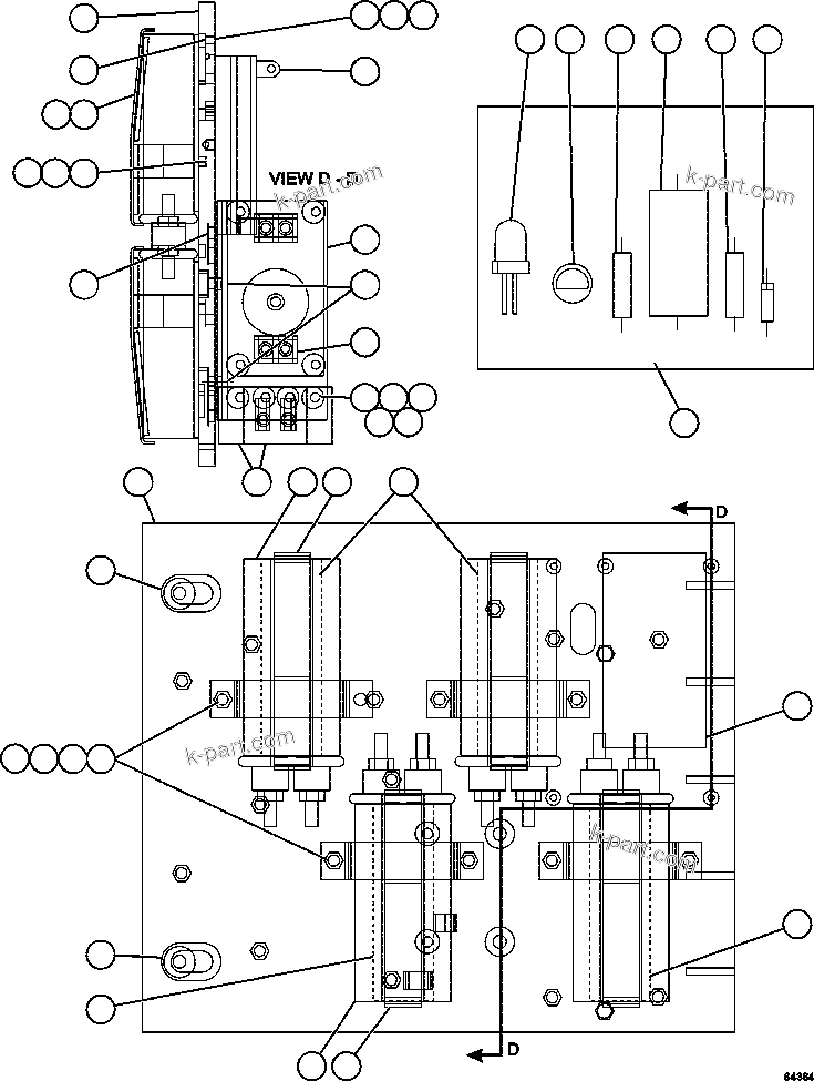 Komatsu parts book diagram for AFE62-BB 930E-4SE S/N A31791 - A31792 & A31813 - A31814  LAS BAMBAS: A.F.S.E. PANEL COVER ASSEMBLY   2/2   58B-43-00480
