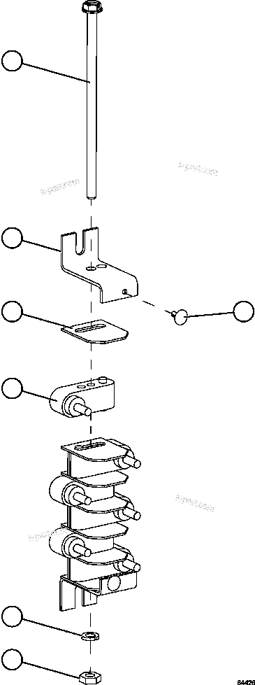 Komatsu parts book diagram for AFE62-BB 930E-4SE S/N A31791 - A31792 & A31813 - A31814  LAS BAMBAS: TERMINAL BOARD          VS6690