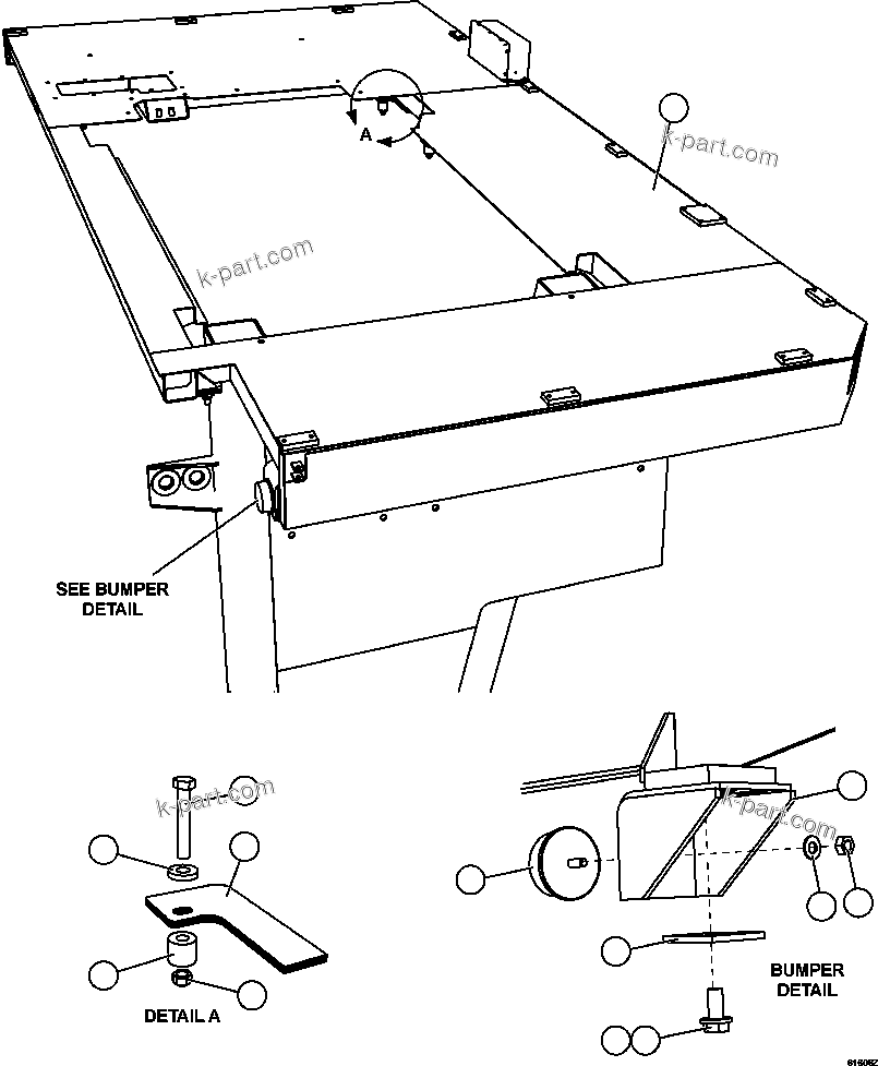 Komatsu parts book diagram for AFE63-B 960E-1K S/N A50009 - A50010    ANGLO SISHEN: LH DECK INSTALLATION