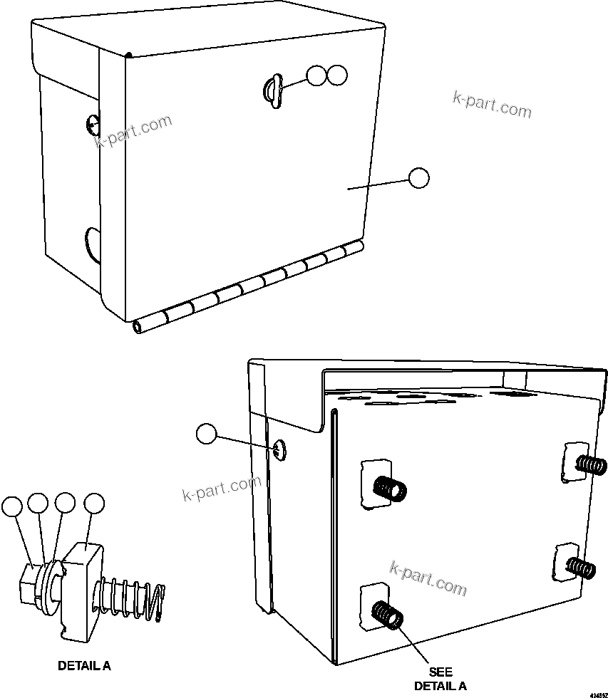 Komatsu parts book diagram for AFE63-B 960E-1K S/N A50009 - A50010    ANGLO SISHEN: DIAGNOSTIC BOX