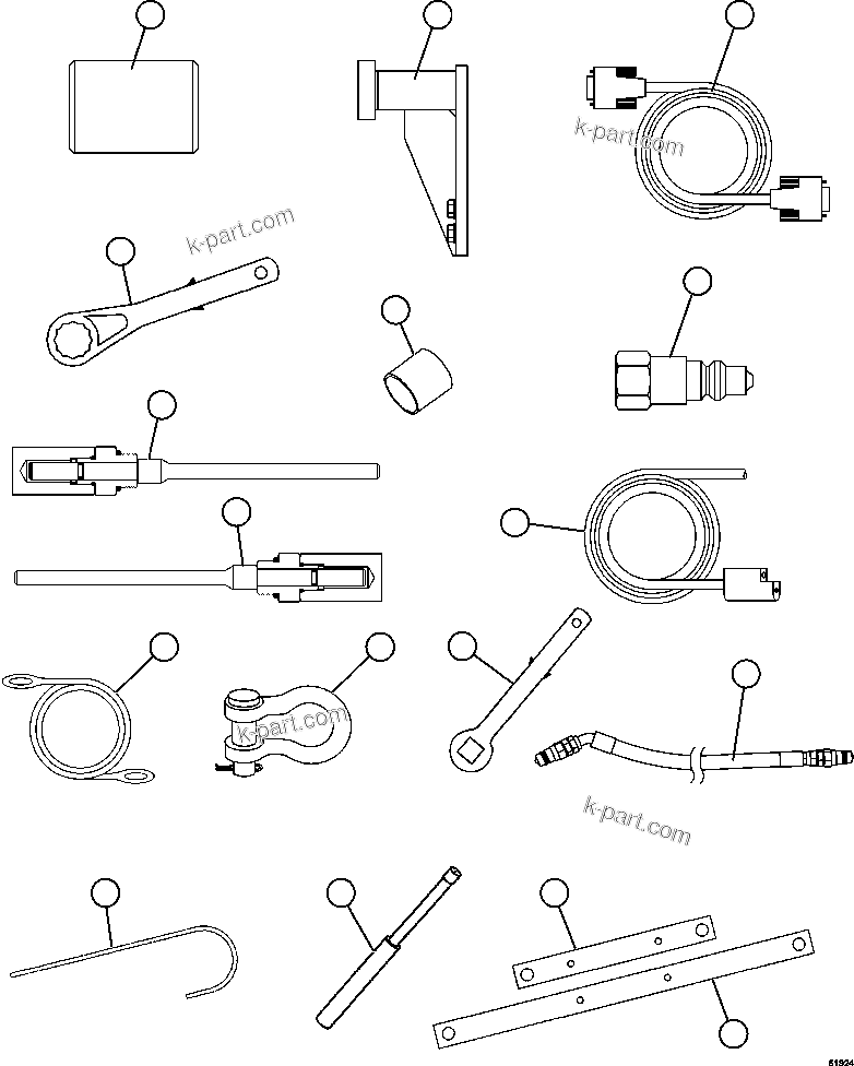 Komatsu parts book diagram for AFE63-B 960E-1K S/N A50009 - A50010    ANGLO SISHEN: TOOL GROUP - DOMESTIC         EL6428