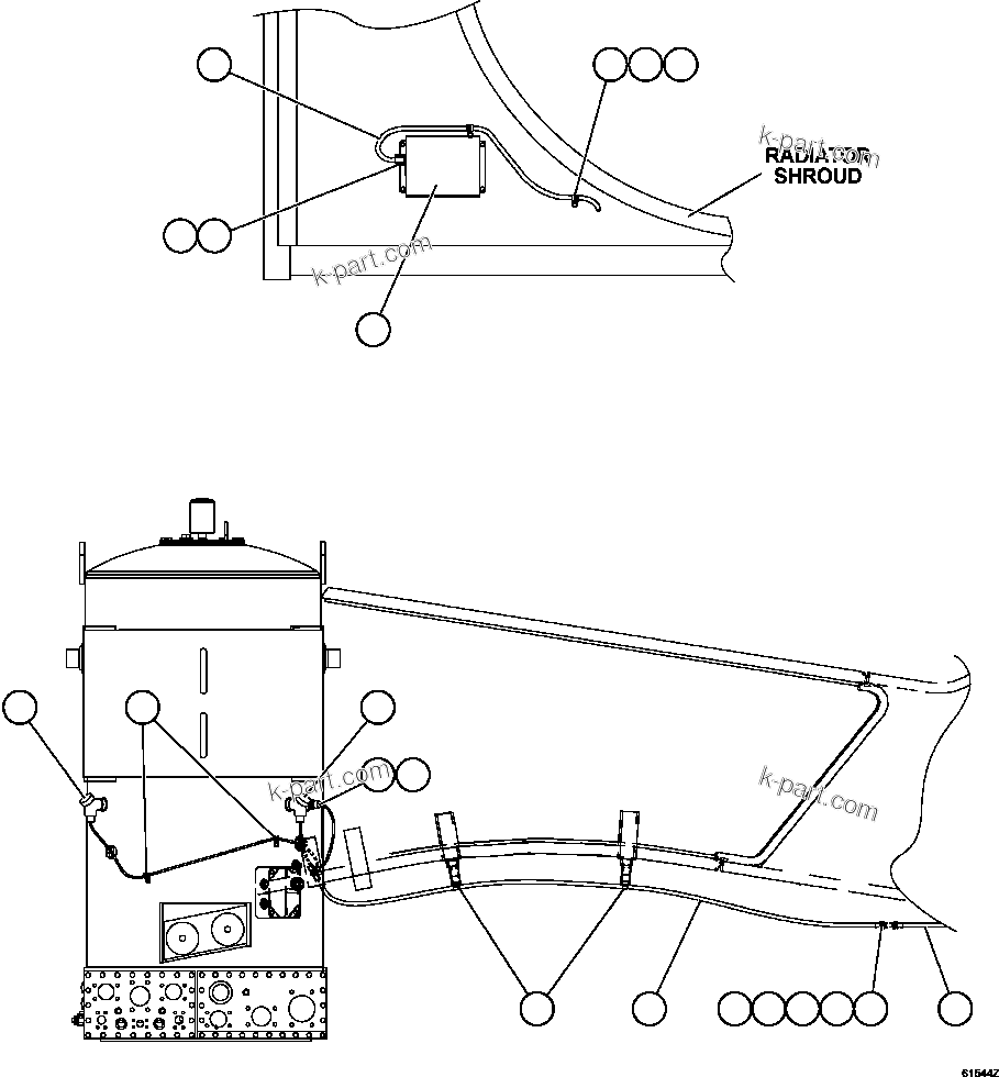 Komatsu parts book diagram for AFE63-B 960E-1K S/N A50009 - A50010    ANGLO SISHEN: HOTSTART - HYDRAULIC TANK OIL