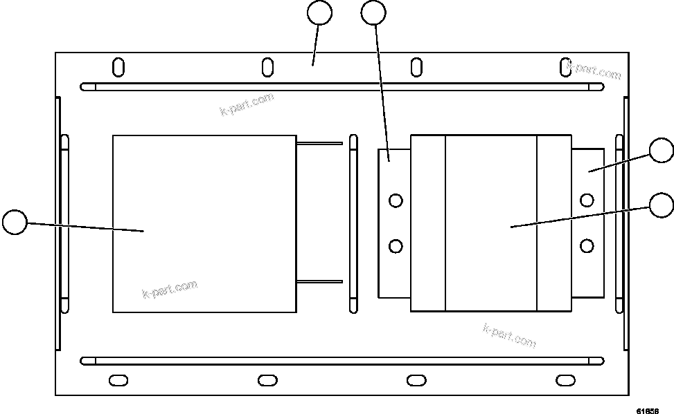 Komatsu parts book diagram for AFE63-B 960E-1K S/N A50009 - A50010    ANGLO SISHEN: CROWBAR PANEL ASSEMBLY    XA5393