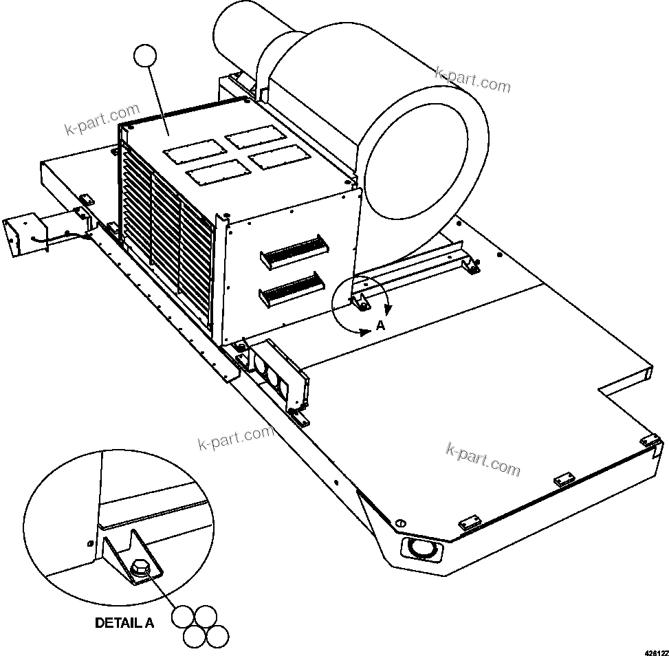 Komatsu parts book diagram for AFE63-B 960E-1K S/N A50009 - A50010    ANGLO SISHEN: RETARDING GRID INSTALLATION