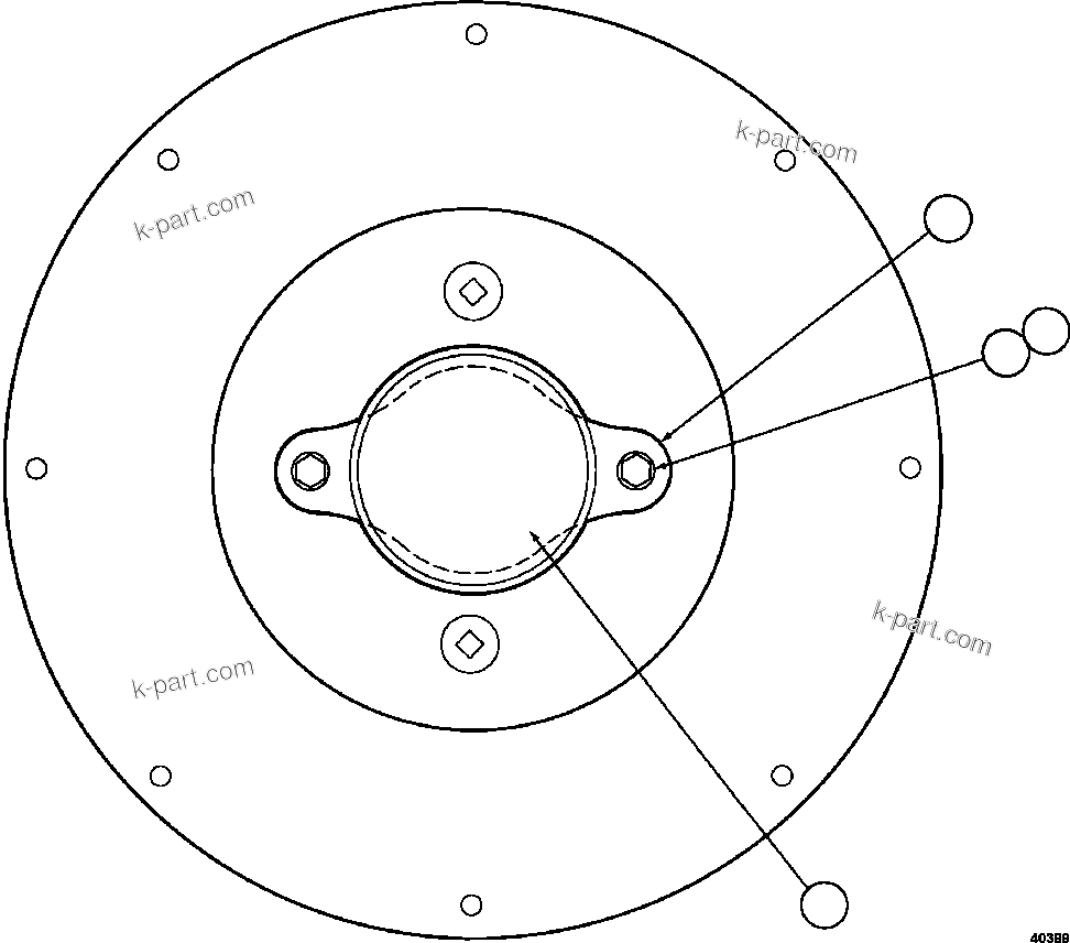 Komatsu parts book diagram for AFE69-A 730E-8 S/N A40002 HAILE GOLD MINE: HUBODOMETER INSTALLATION