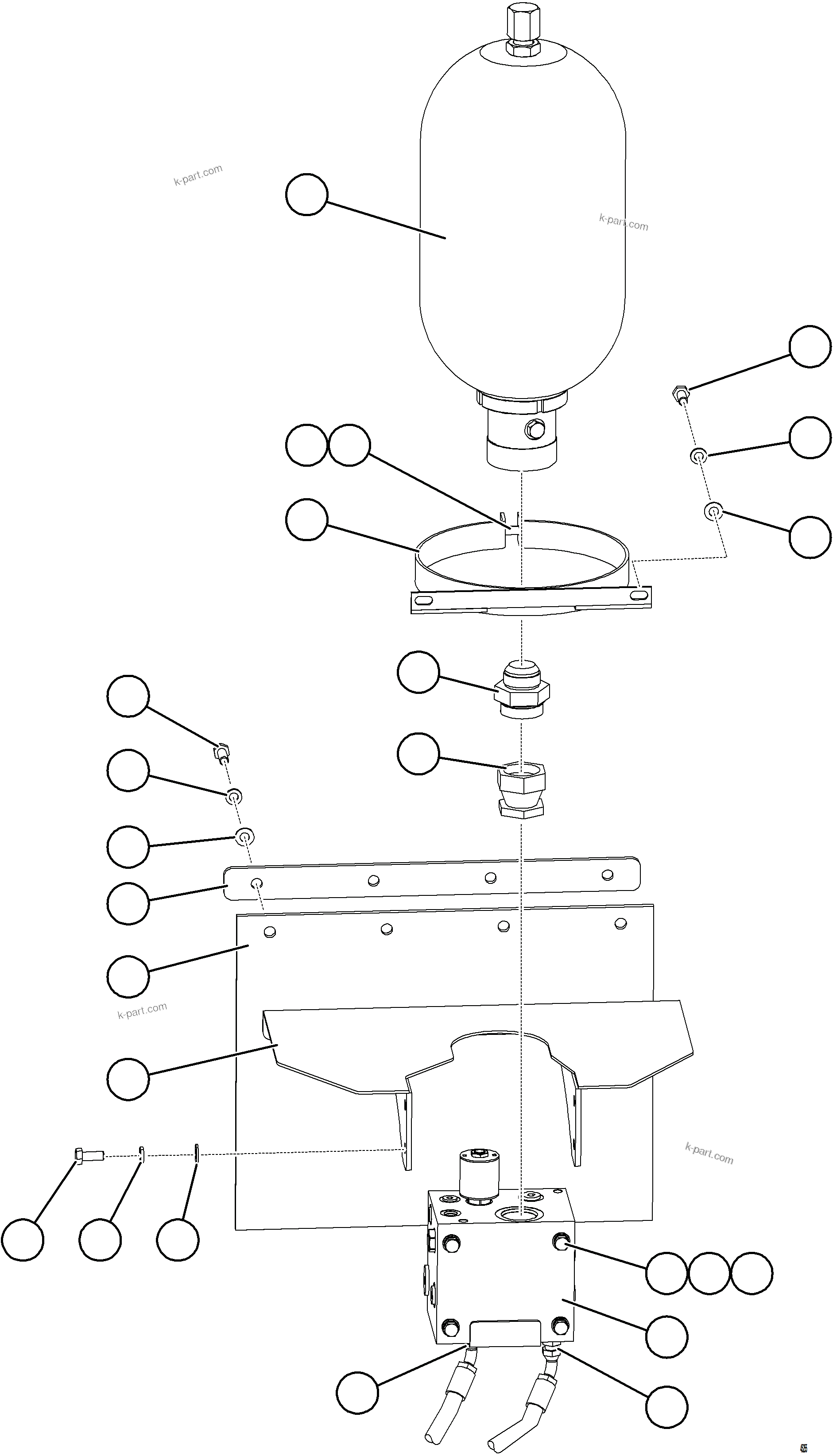 Komatsu parts book diagram for AFE69-F 730E-8 S/N A40018 - A40034 NATALKA: ACCESSORY DRIVE PIPING    2/2
