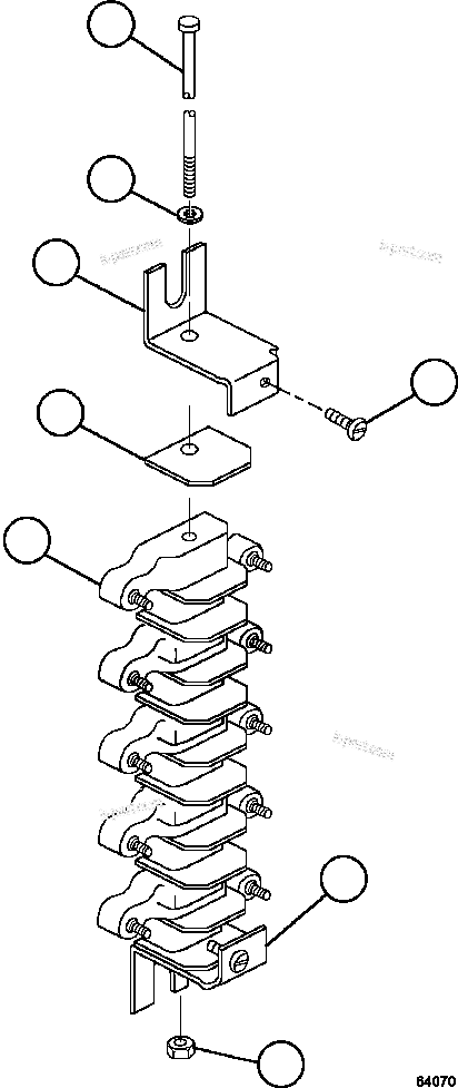 Komatsu parts book diagram for AFE73-B 980E-4 S/N A40031 - A40032 ANTAMINA: TERMINAL BOARDS   1/2
