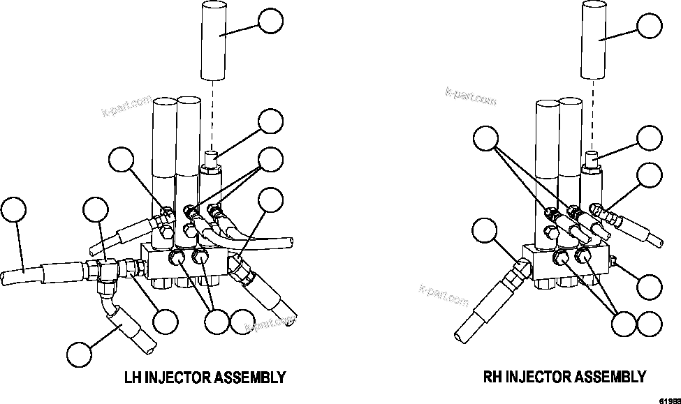 Komatsu parts book diagram for AFE73-B 980E-4 S/N A40031 - A40032 ANTAMINA: AUTOMATIC LUBRICATION SYSTEM    3/4