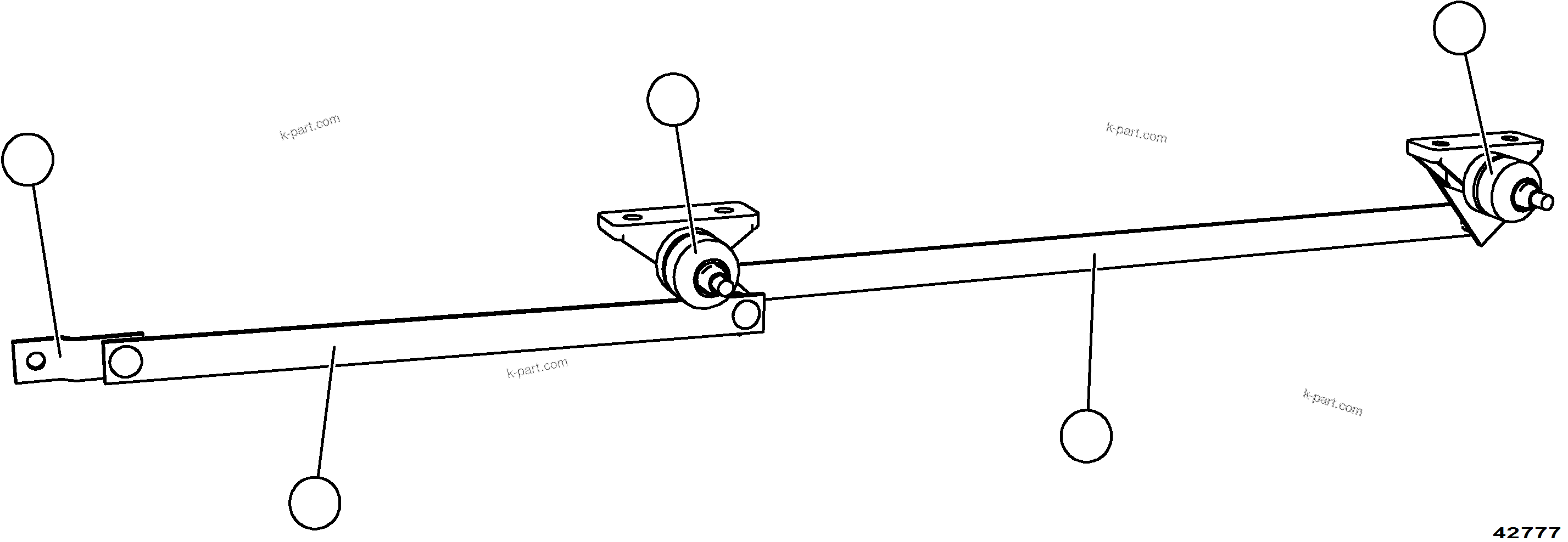 Komatsu parts book diagram for AFE73-F 980E-4 S/N A40071 COLLAHUASI: WIPER LINKAGE ASSEMBLY    PB9926