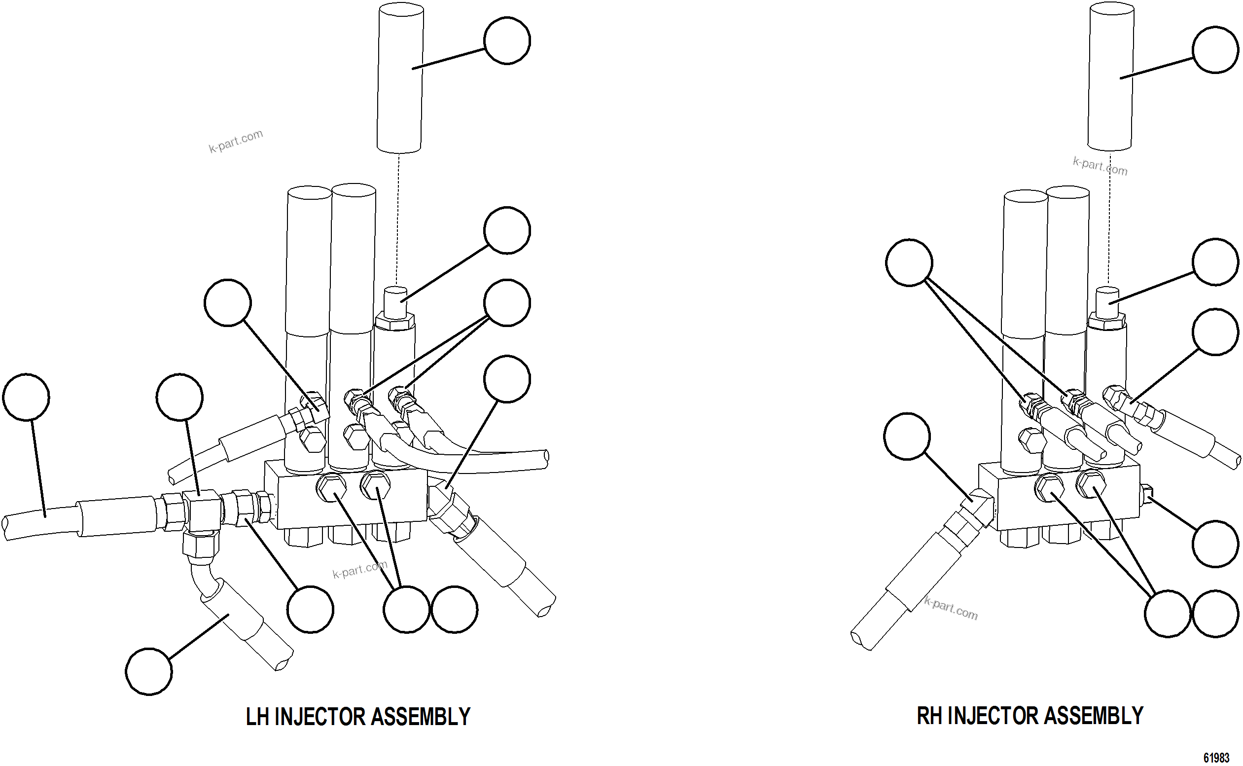 Komatsu parts book diagram for AFE73-F 980E-4 S/N A40071 COLLAHUASI: AUTOMATIC LUBRICATION SYSTEM    3/4