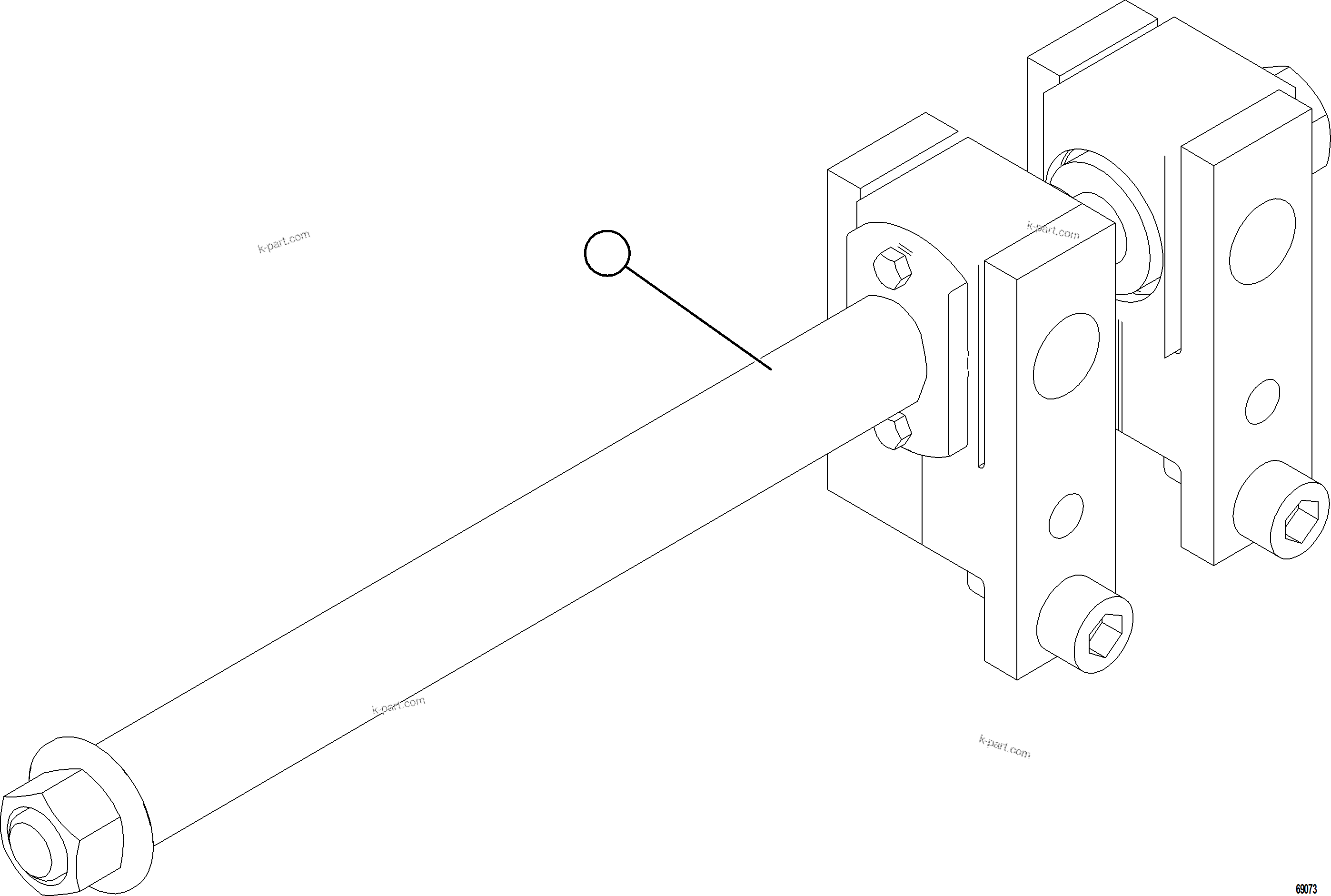 Komatsu parts book diagram for AFE75-B 980E-5 S/N A50006 - A50007 TECK: SMART RIM TOOL