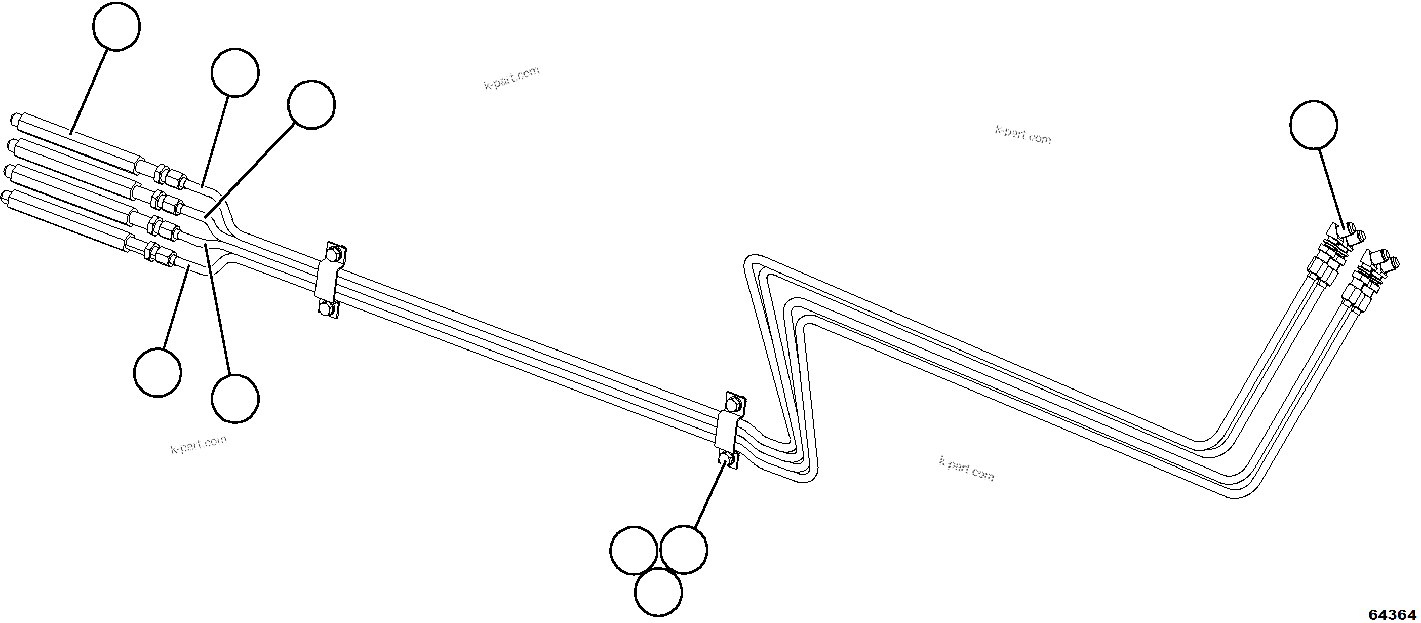 Komatsu parts book diagram for AFE77-AD 830E-5 S/N A50080, A50086  ROBINSON: WHEEL MOTOR    8/8    58E-22-00401