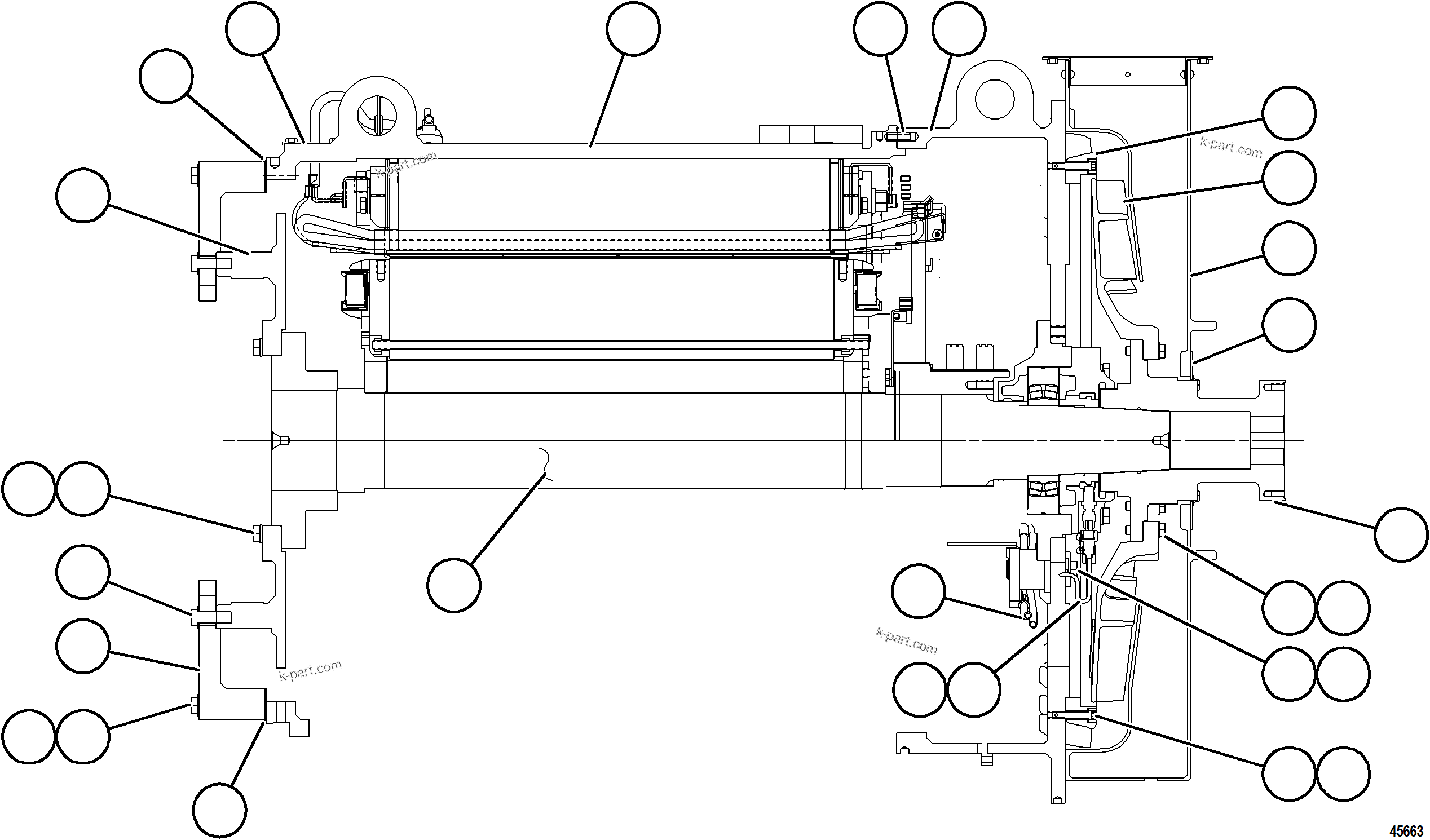 Komatsu parts book diagram for AFE77-D 830E-5 S/N A50007 & A50018  UNITED TACONITE: ALTERNATOR ENGINE MOUNT    1/2