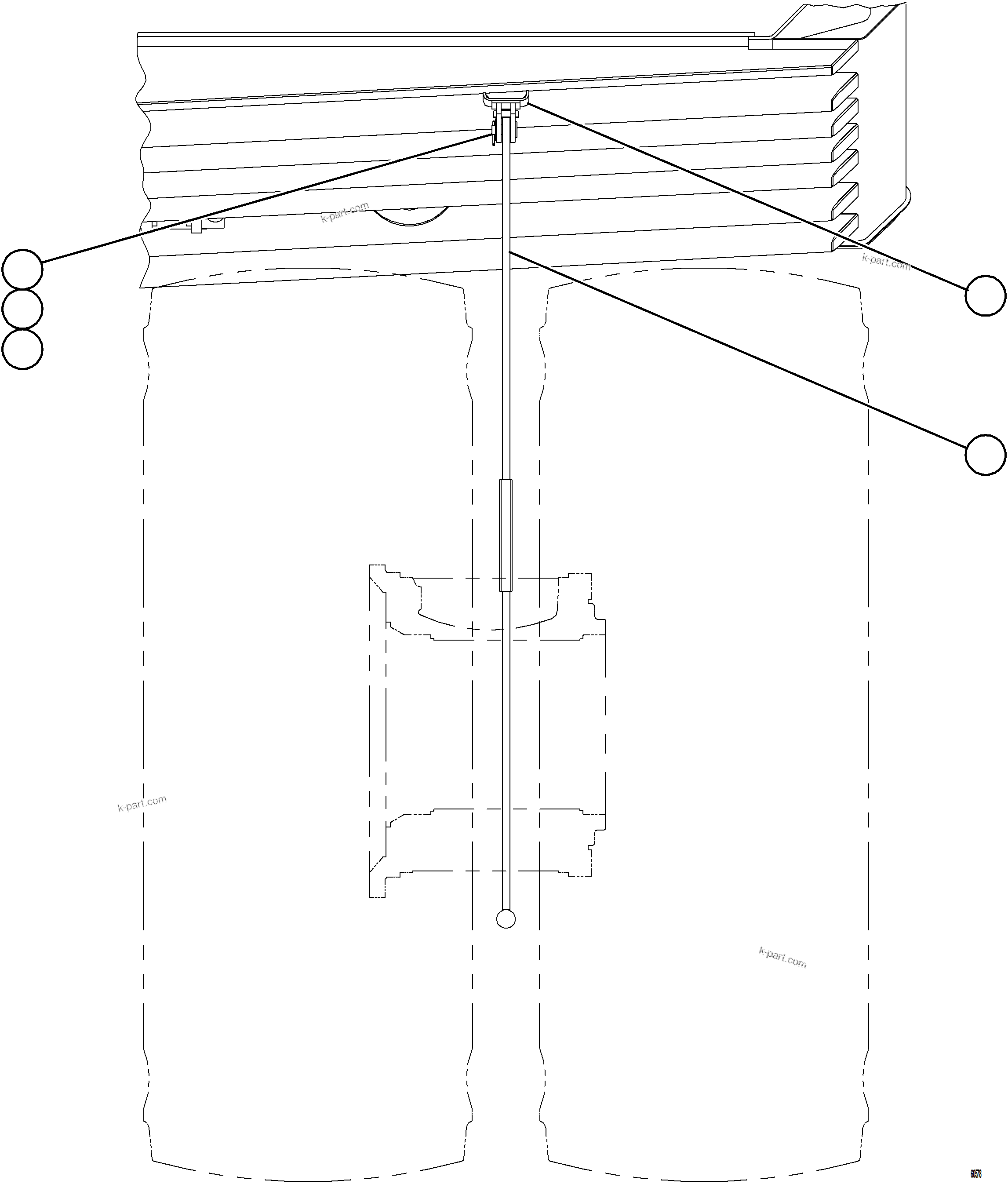 Komatsu parts book diagram for AFE77-D 830E-5 S/N A50007 & A50018  UNITED TACONITE: ROCK EJECTORS INSTALLATION