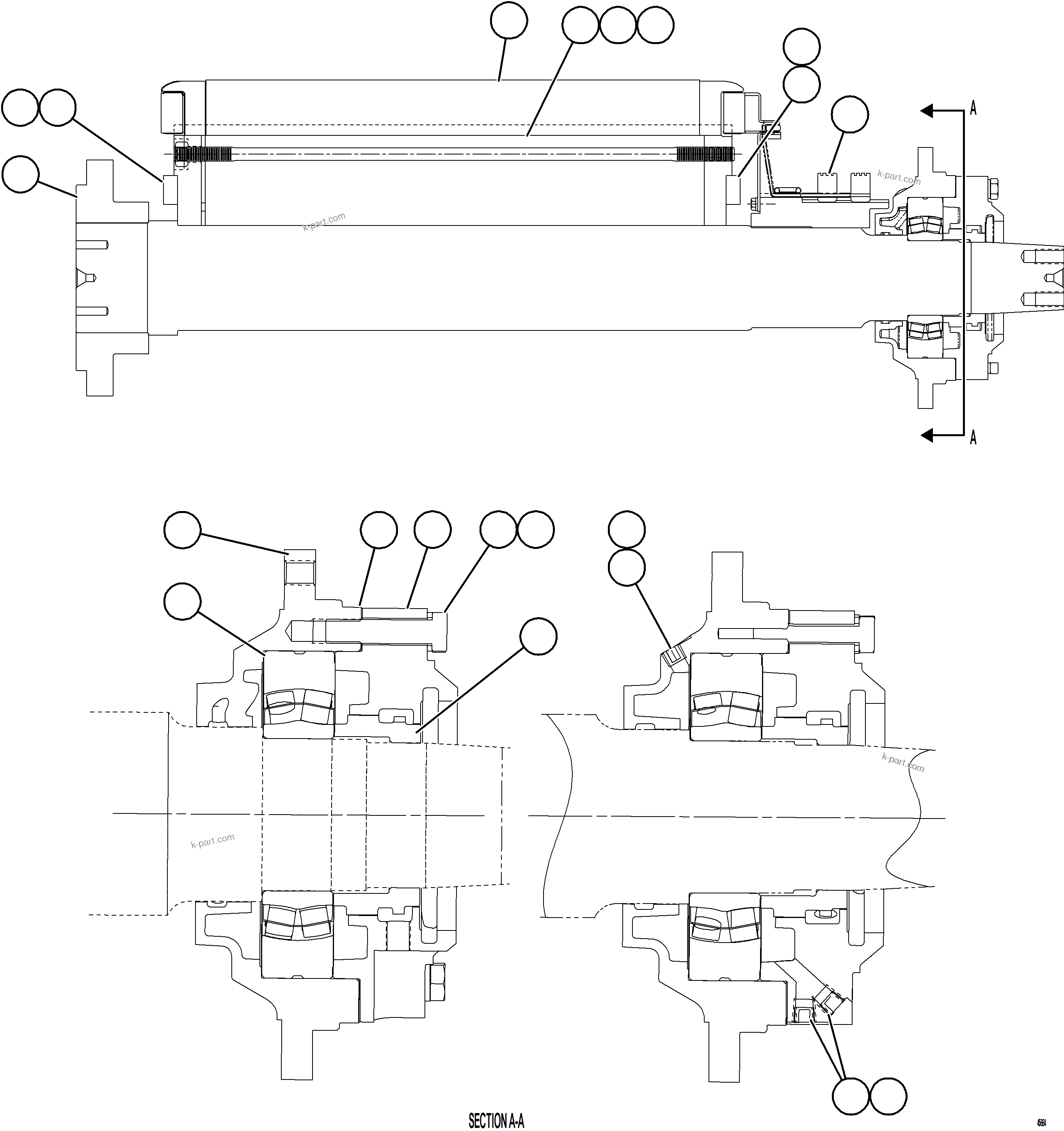 Komatsu parts book diagram for AFE78-D 930E-5 S/N A40027 - A40028 BMA GOONYELLA: ALTERNATOR    2/2