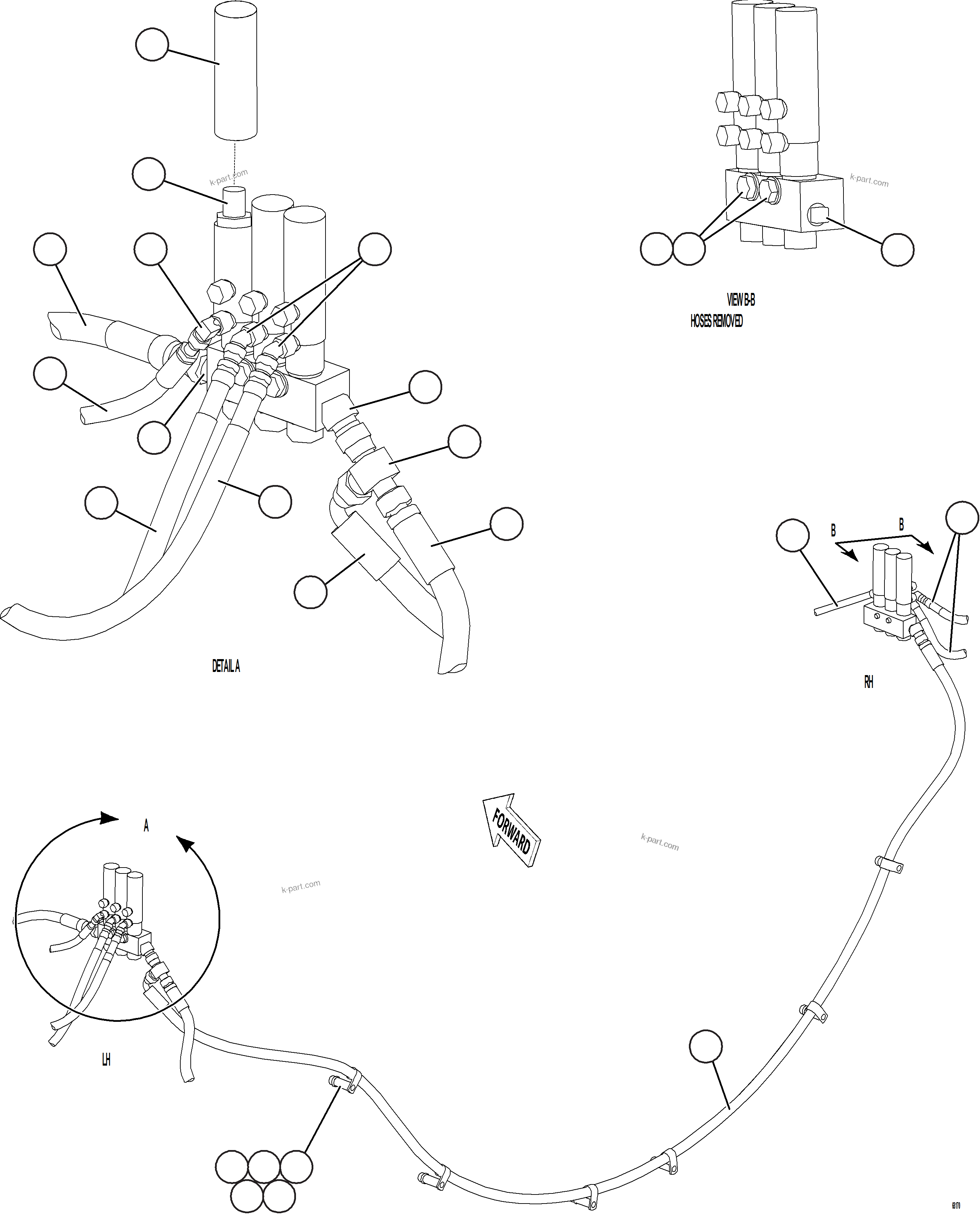 Komatsu parts book diagram for AFE78-D 930E-5 S/N A40027 - A40028 BMA GOONYELLA: AUTOMATIC LUBRICATION SYSTEM    3/4