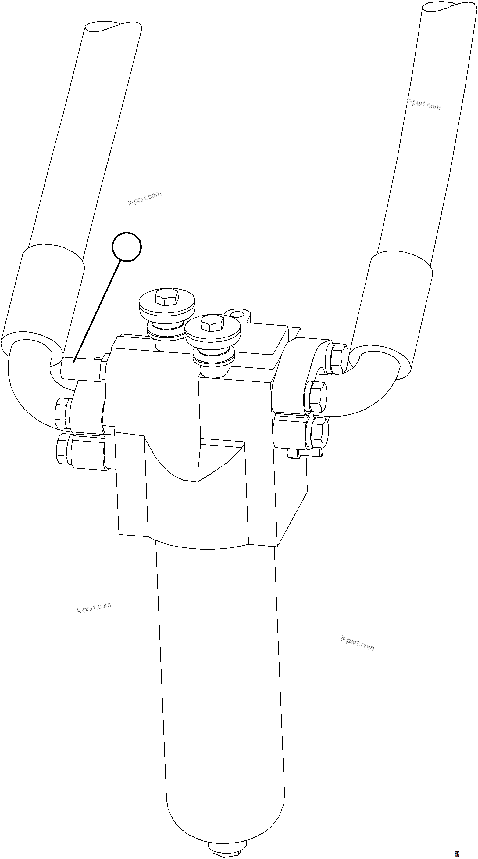 Komatsu parts book diagram for AFE78-E 930E-5 S/N A40022, A40024 - A40025  TECK: HYDRAULIC FILTER - STEERING PRESSURE SWITCH