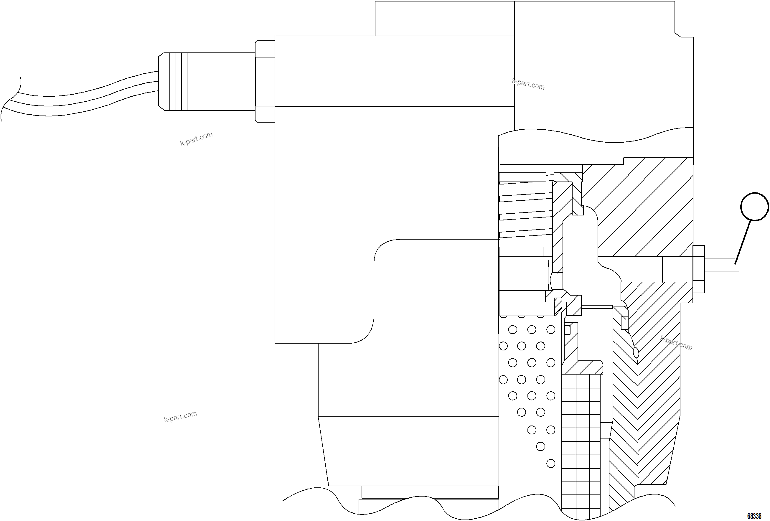 Komatsu parts book diagram for AFE78-H 930E-5 S/N A40038 - A40041, A40044 - A40045, A40048 - A40049, A40053  SOUTHFLANK: STEERING FILTER DIAGNOSTIC COUPLING